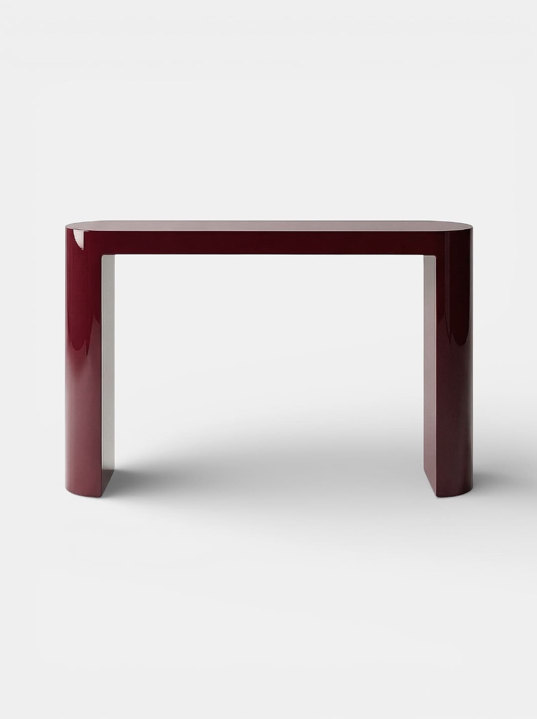 Console LUNA BORDEAUX LACQUERED CONSOLE MARBERA