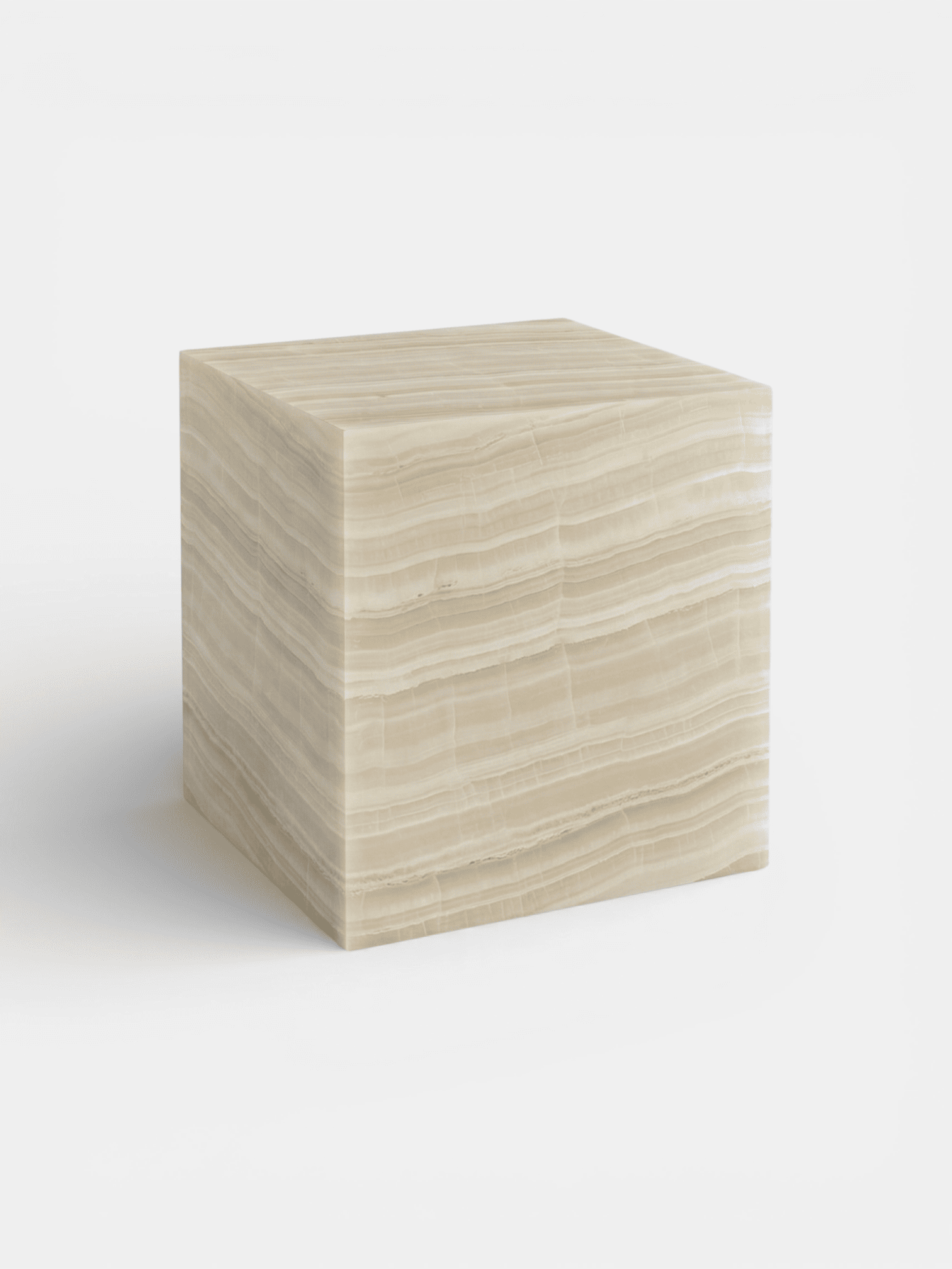 CUBE IVORY ONYX CUBE MARBERA
