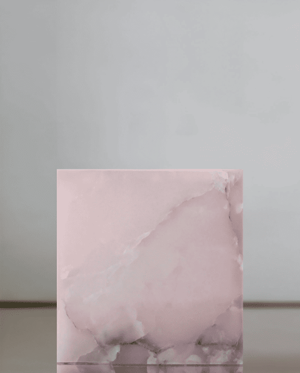 CUBE PINK ONYX CUBE MARBERA