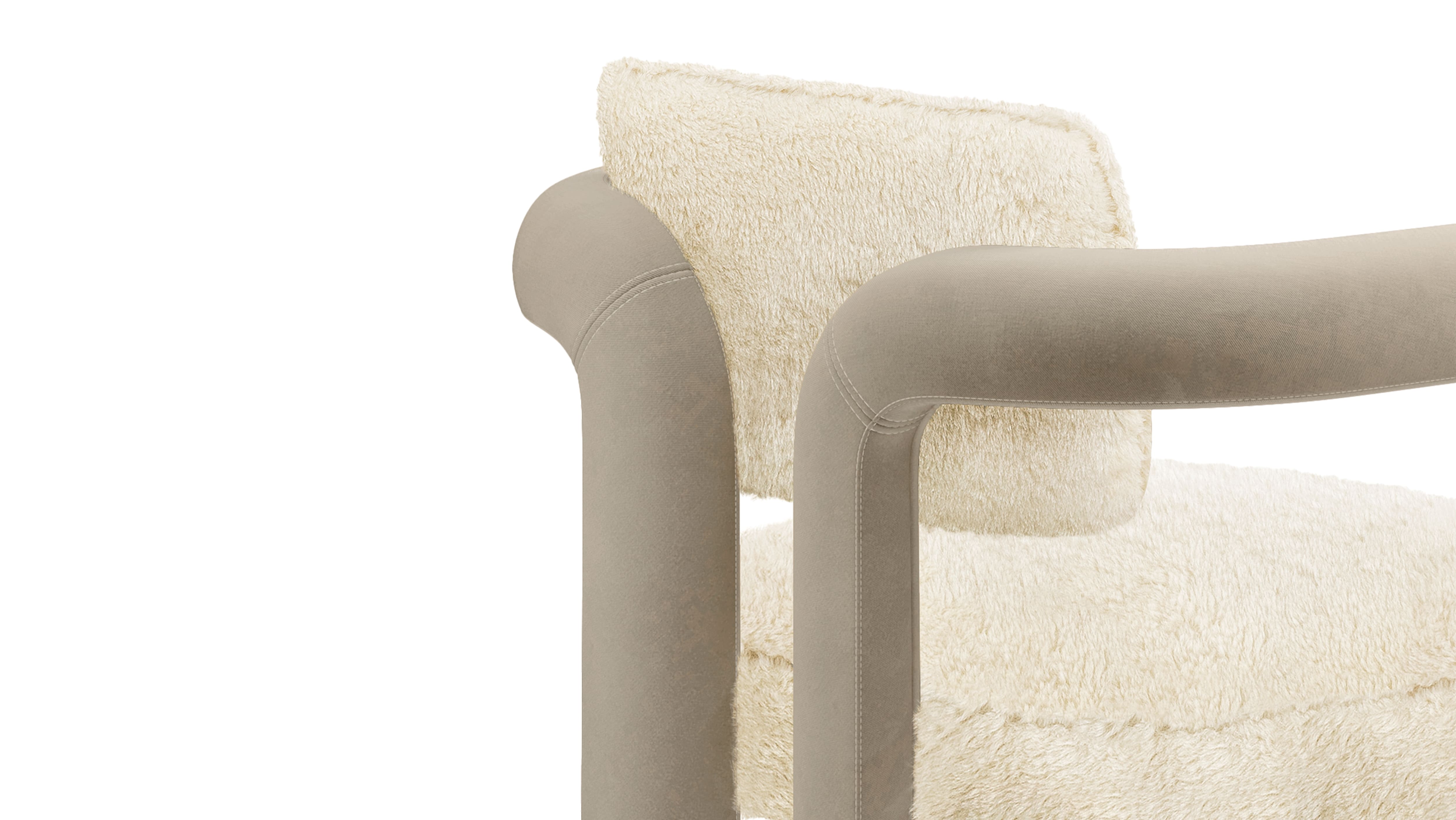 Dining Chair DOUBLE ARCH DINING CHAIR | FUR & VELVET INSIDHERLAND