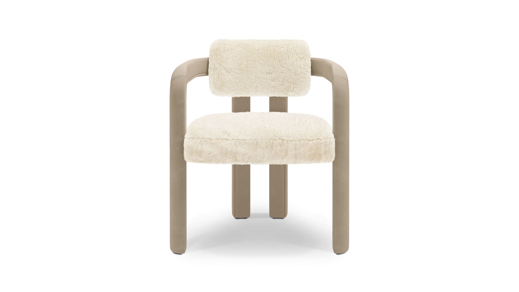 Dining Chair DOUBLE ARCH DINING CHAIR | FUR & VELVET INSIDHERLAND