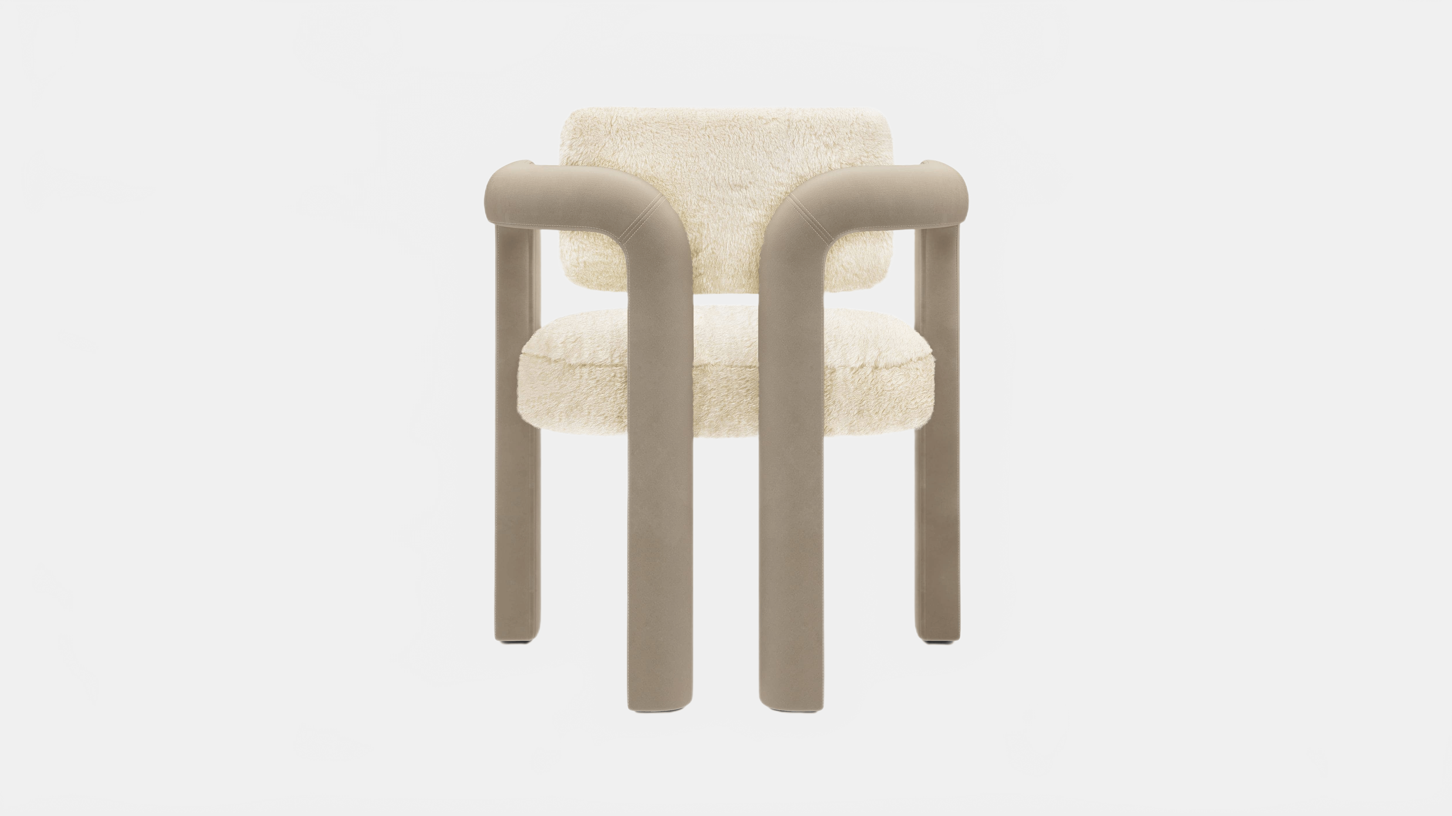 Dining Chair DOUBLE ARCH DINING CHAIR | FUR & VELVET INSIDHERLAND