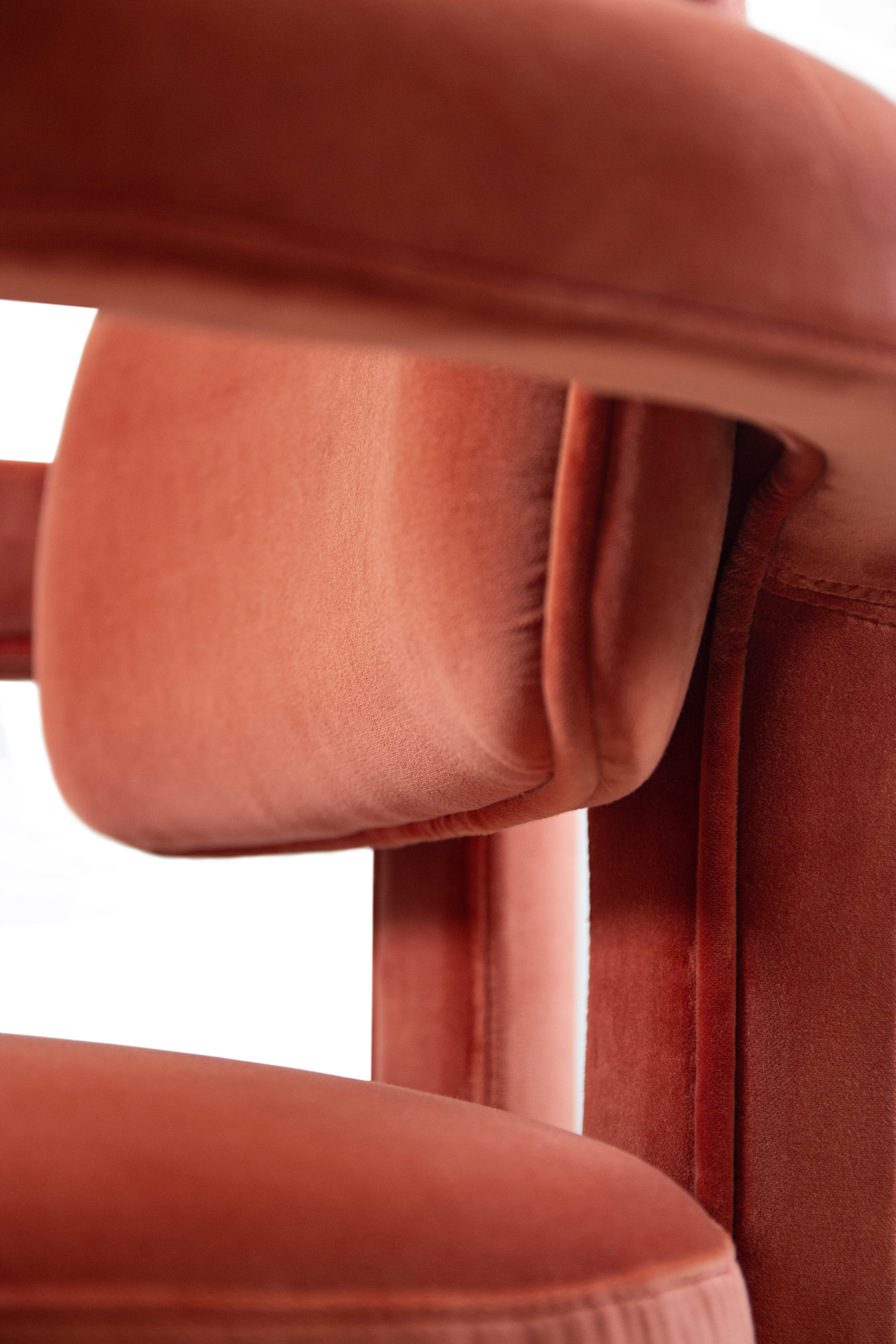 Dining Chair DOUBLE ARCH VELVET DINING CHAIR INSIDHERLAND