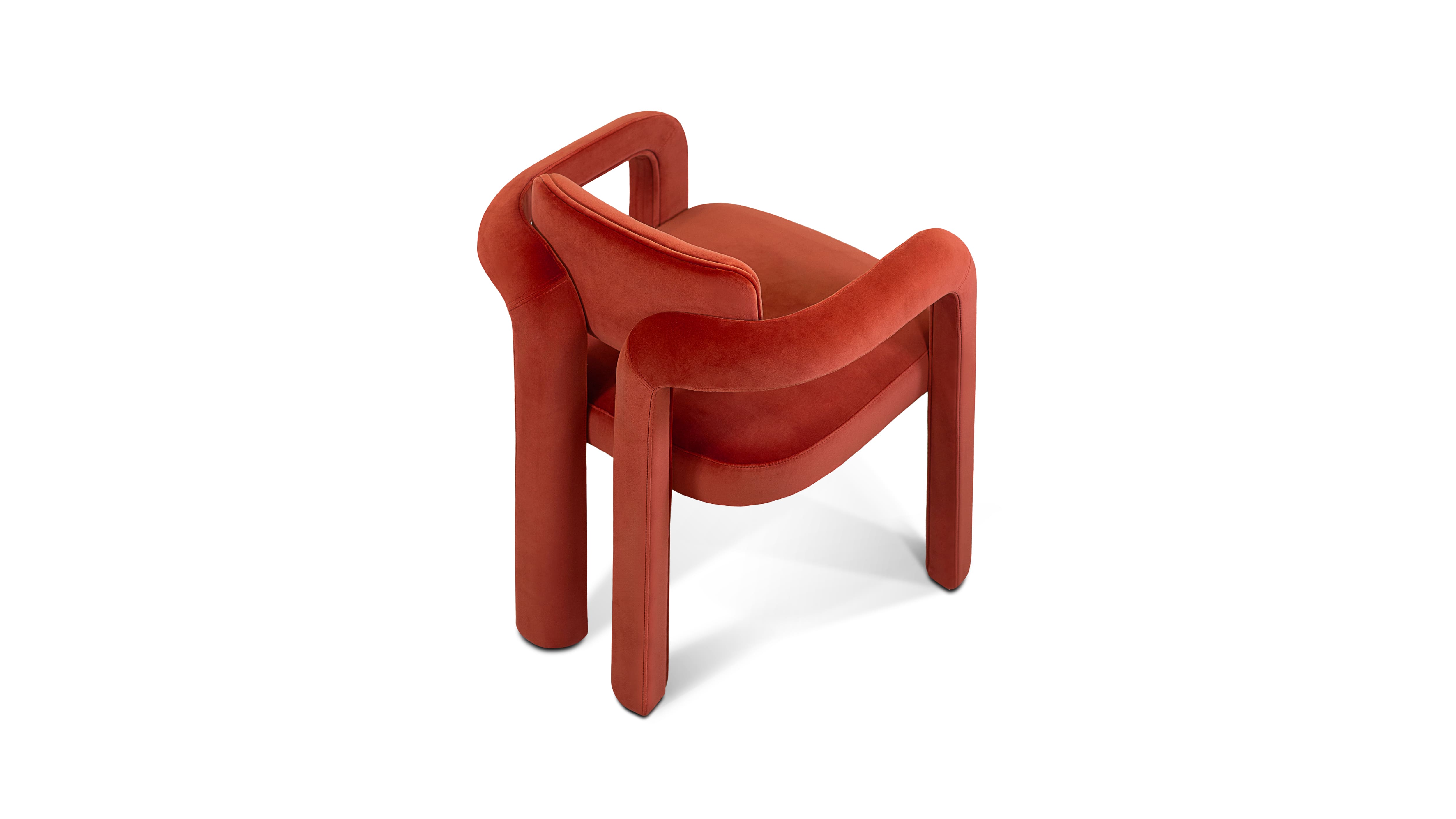 Dining Chair DOUBLE ARCH VELVET DINING CHAIR INSIDHERLAND