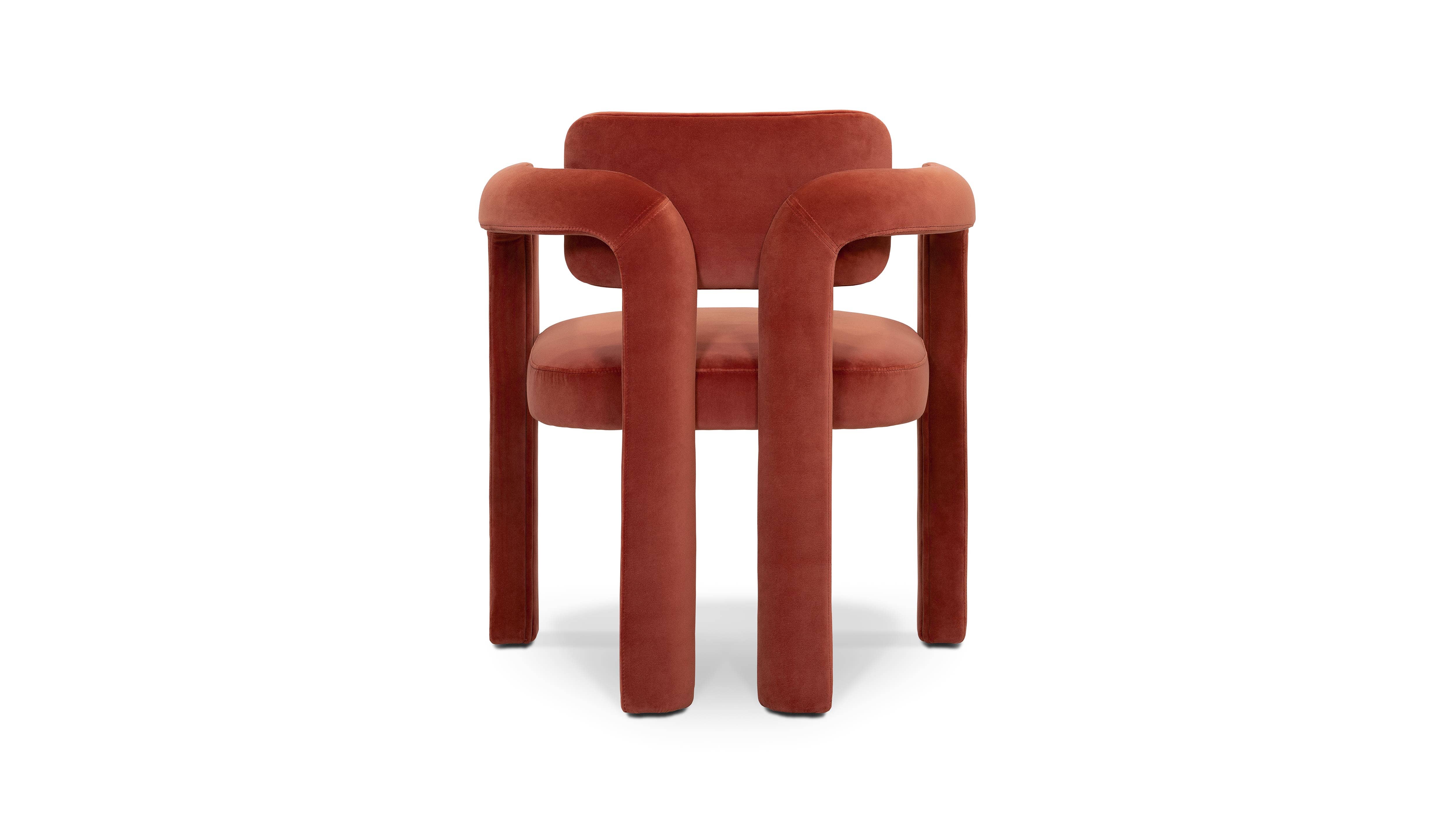 Dining Chair DOUBLE ARCH VELVET DINING CHAIR INSIDHERLAND