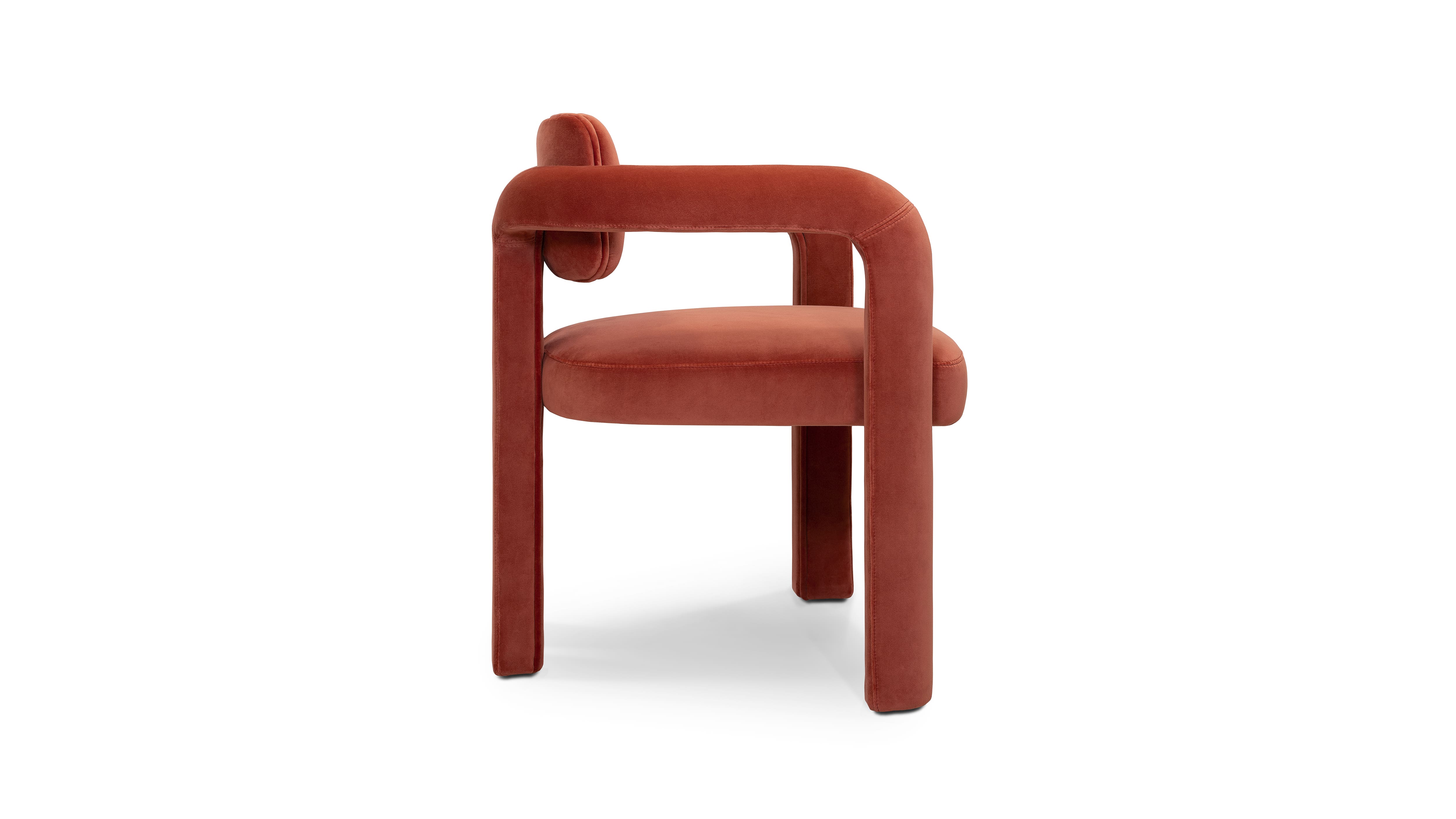 Dining Chair DOUBLE ARCH VELVET DINING CHAIR INSIDHERLAND