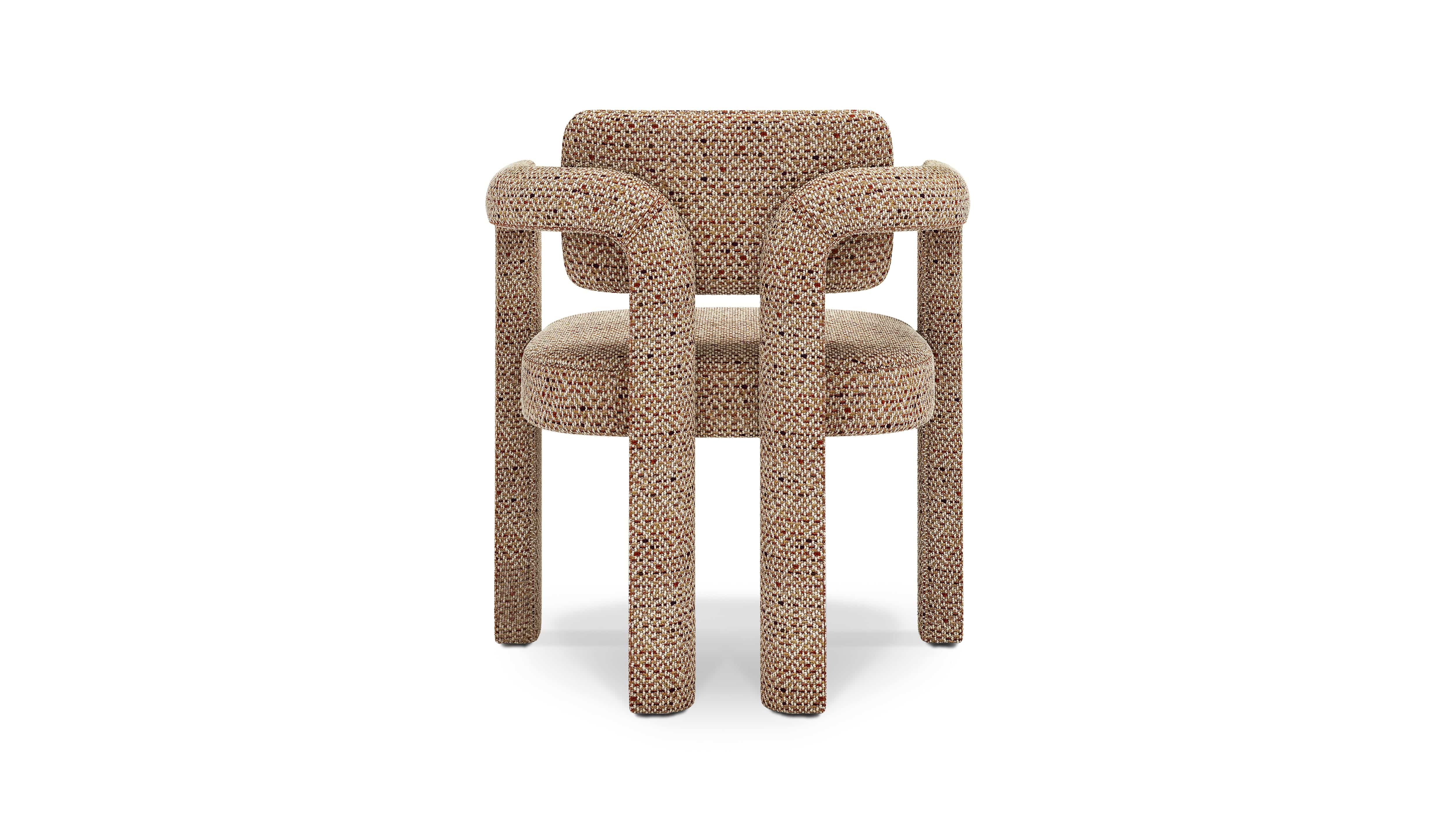Dining Chair DOUBLE ARCH VELVET DINING CHAIR INSIDHERLAND