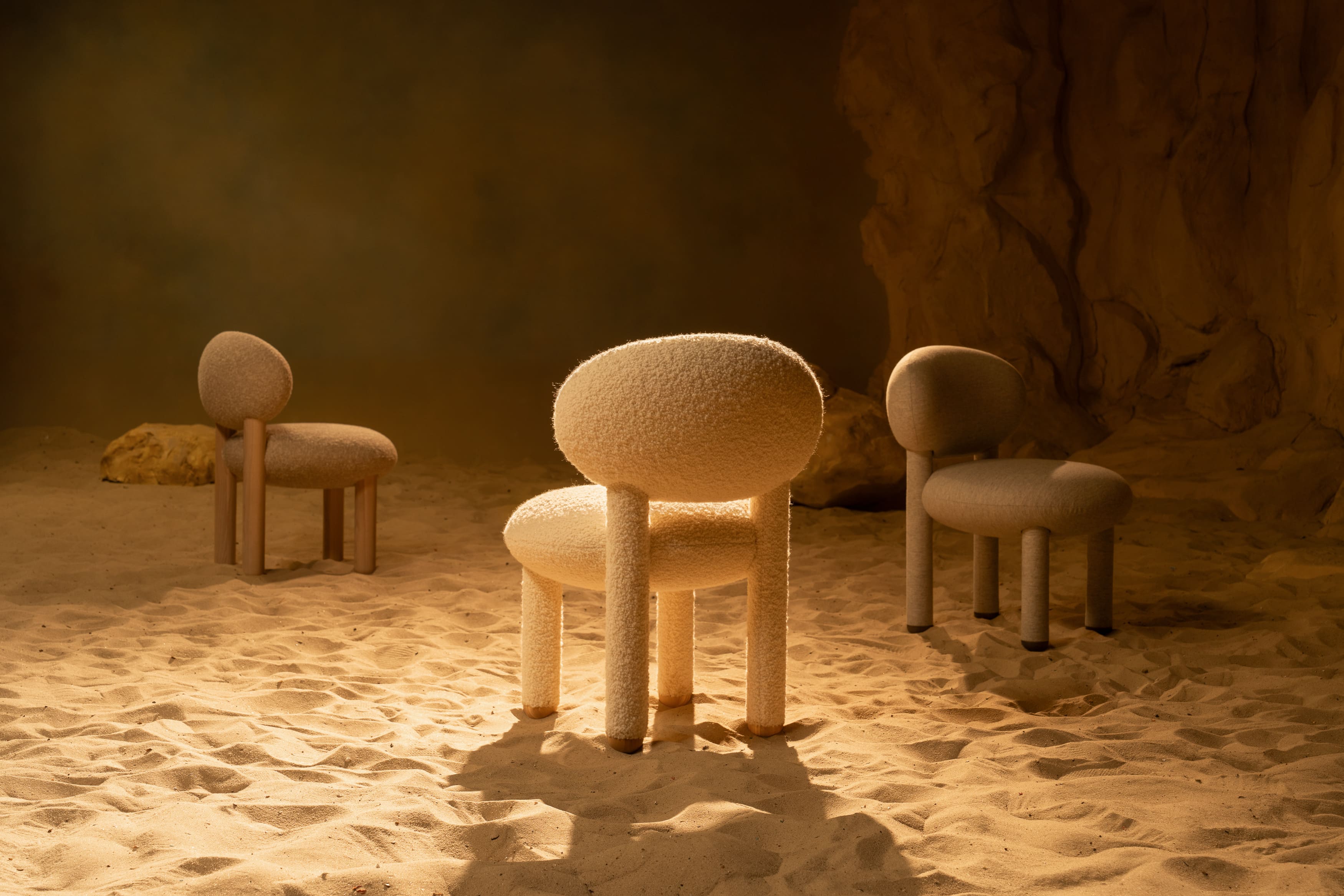 Dining Chair FLOCK CHAIR CS1 NOOM