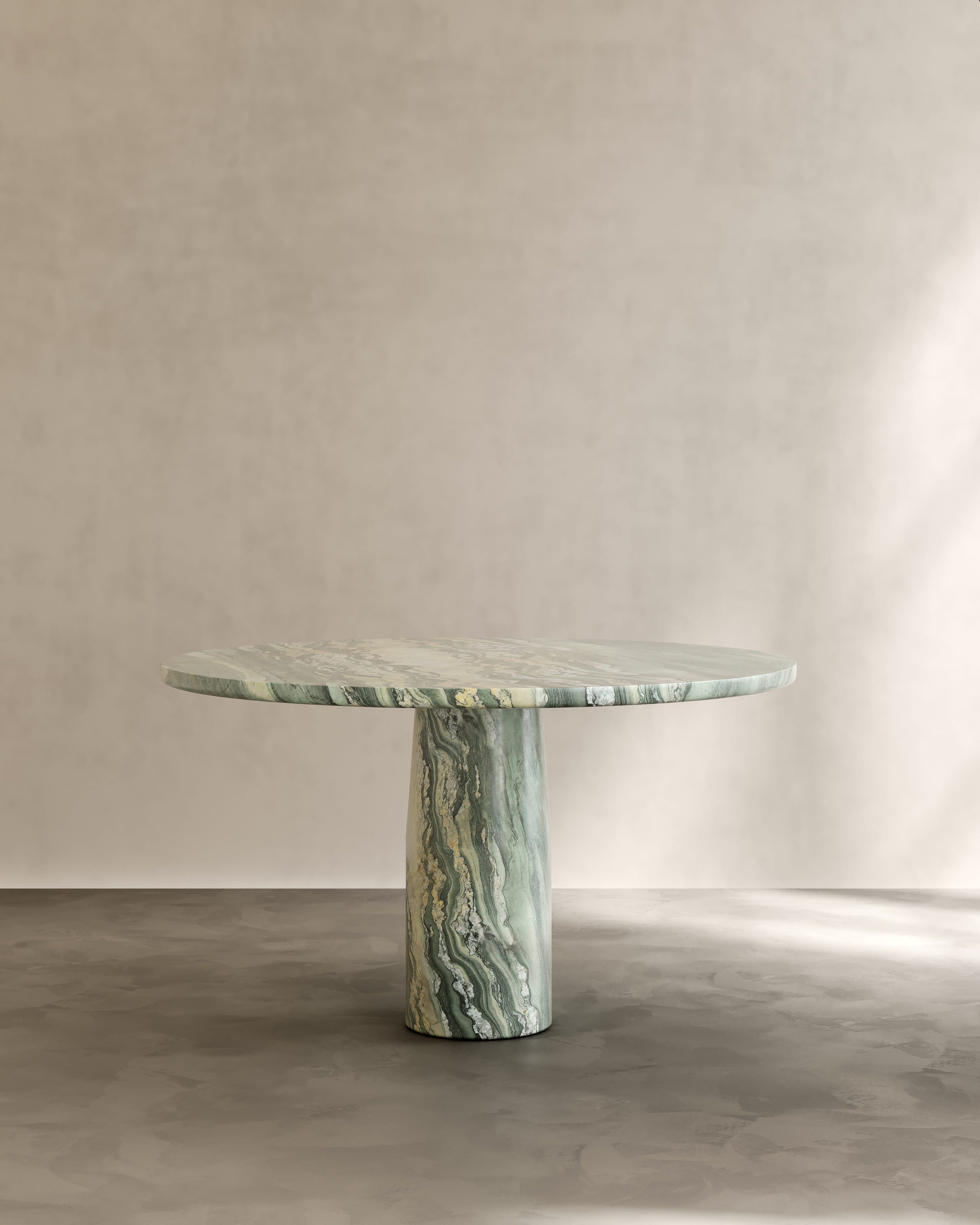 Dining Table Ø 90 cm x H 75 cm / Cippolino Marble ISOLA DINING TABLE PALOMA EDITIONS