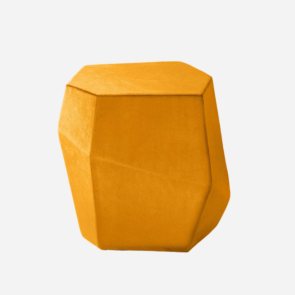 Stool ROCK | STOOL Bright velvet ref. gold INSIDHERLAND