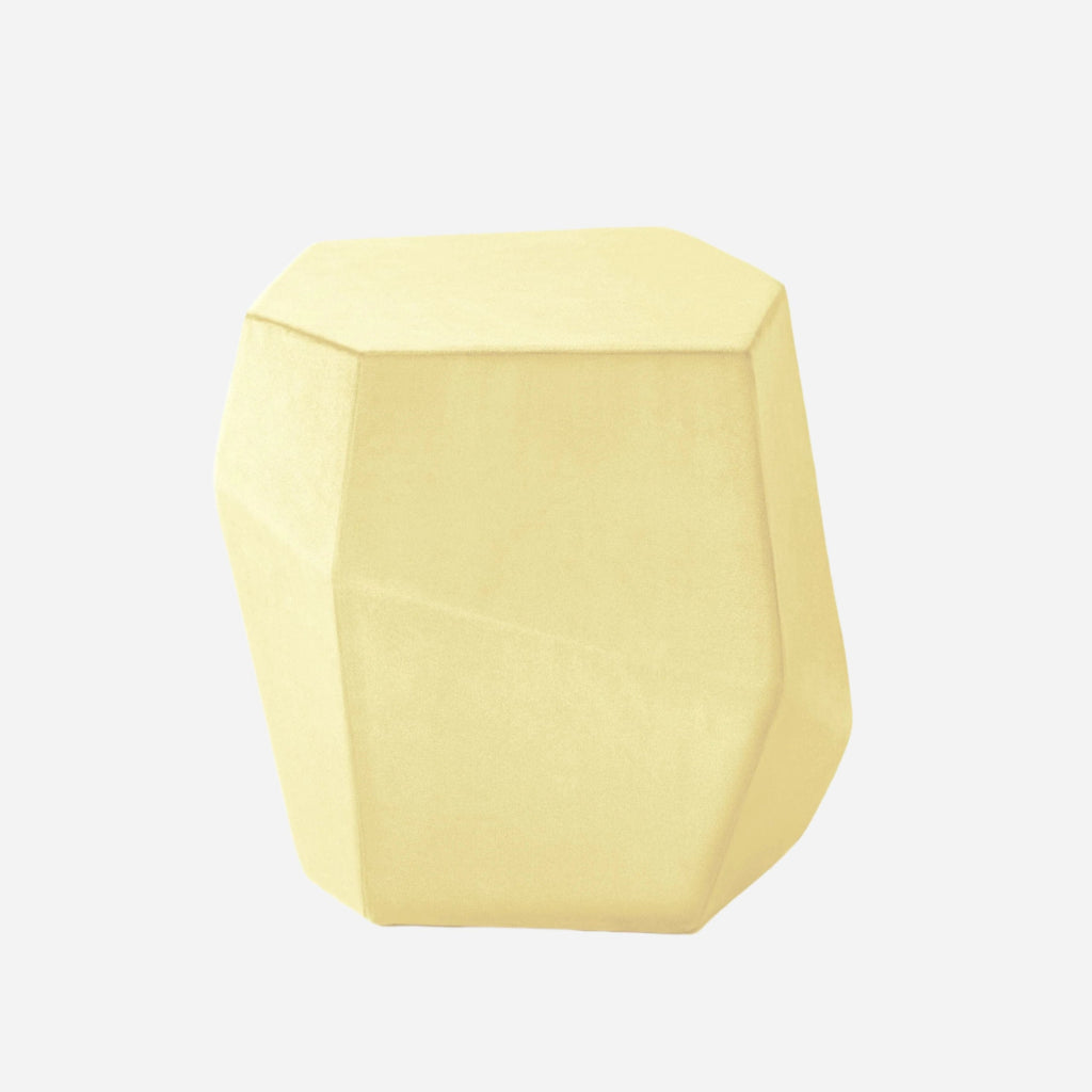 Stool ROCK | STOOL Bright velvet ref. ivory INSIDHERLAND