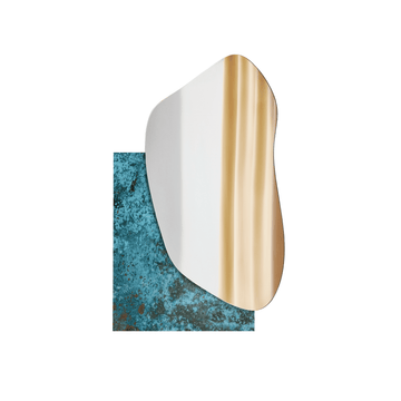 Mirror LAKE MIRROR 1 Oxidized Copper NOOM