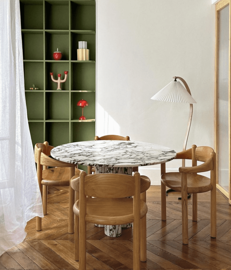 Dining Table JULS CALACATTA VIOLA MARBLE DINING TABLE MARBERA