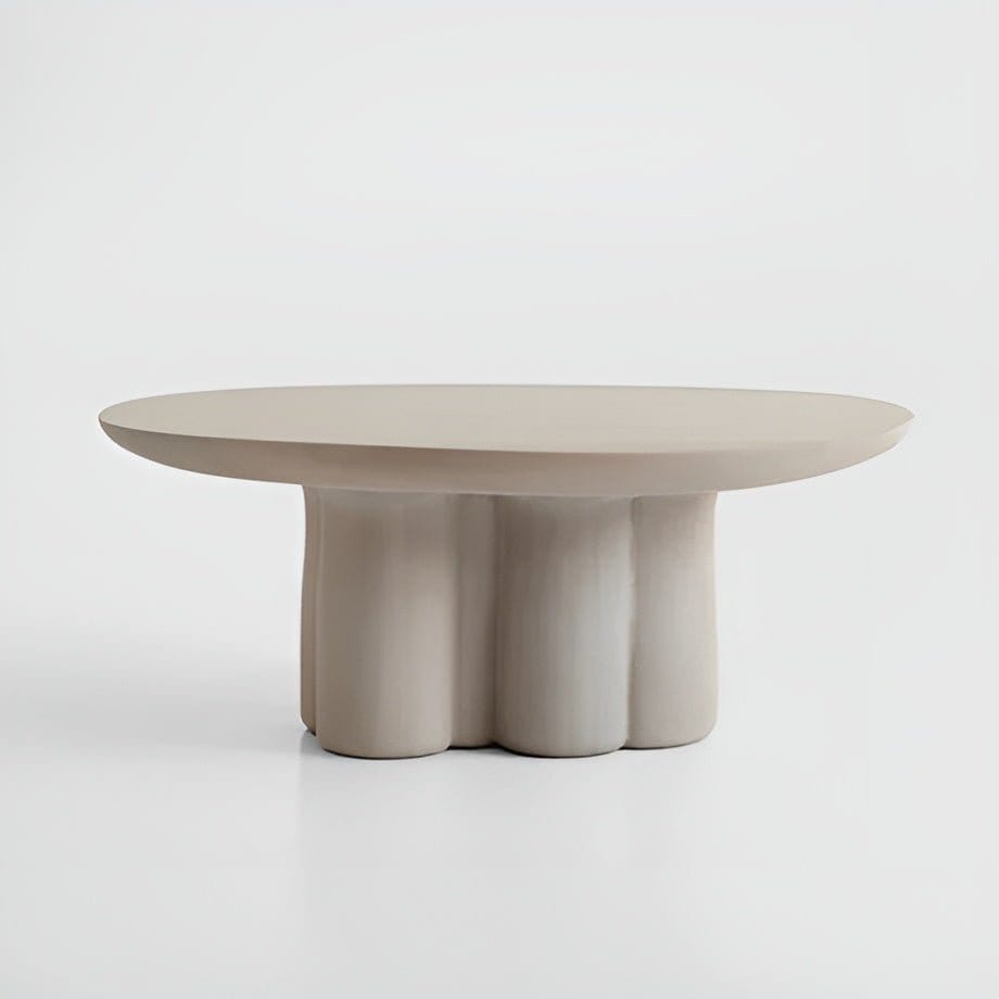 Coffee Table Soniah Oval-Shaped Coffee Table | Authentic Organic Furniture FAINA