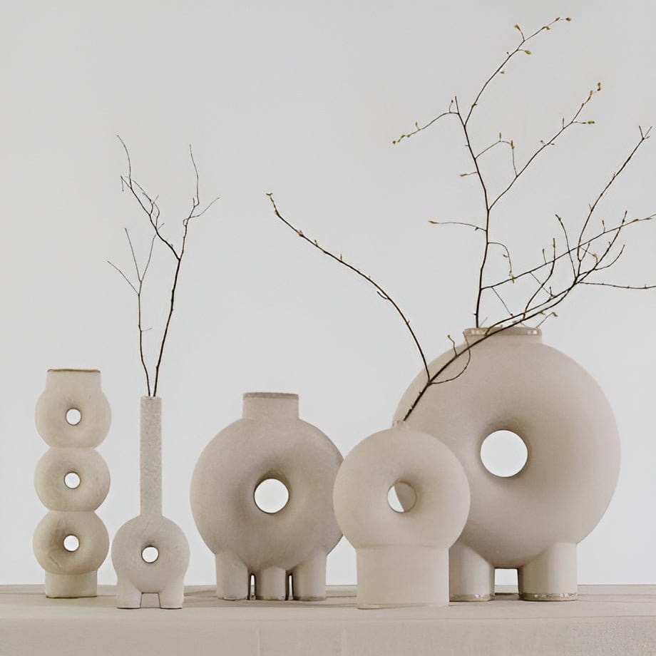 Vase Kumanec Set of Vases - Handmade Ceramics - Vases for Dry Flowers FAINA