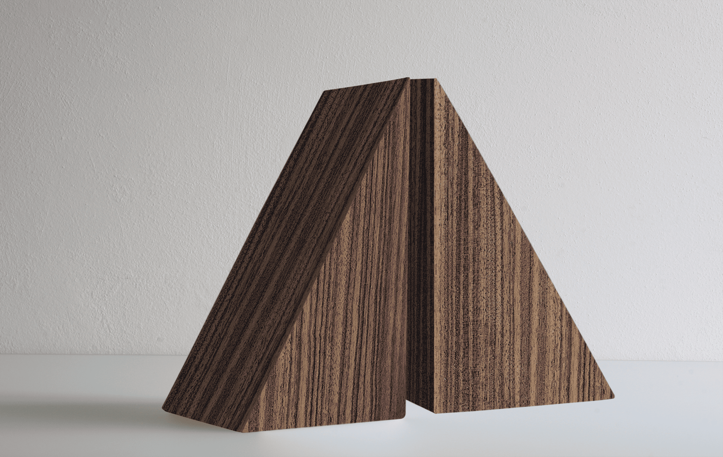 FORMAMINIMA BOOKENDS SET (OF 2) - EBONY MAKASSAR Bookends
