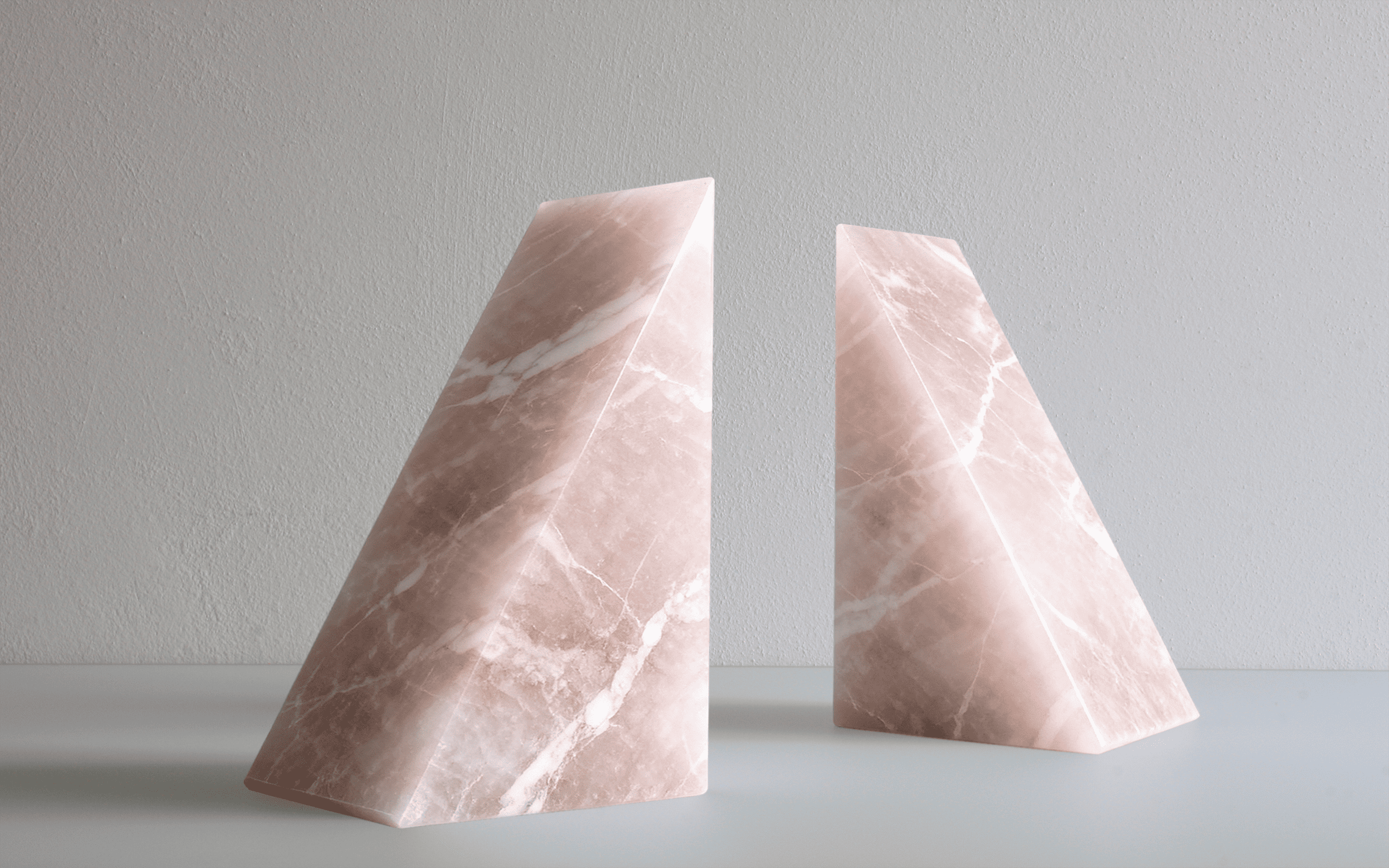 FORMAMINIMA BOOKENDS SET (OF 2) - PINK EDITION Bookends