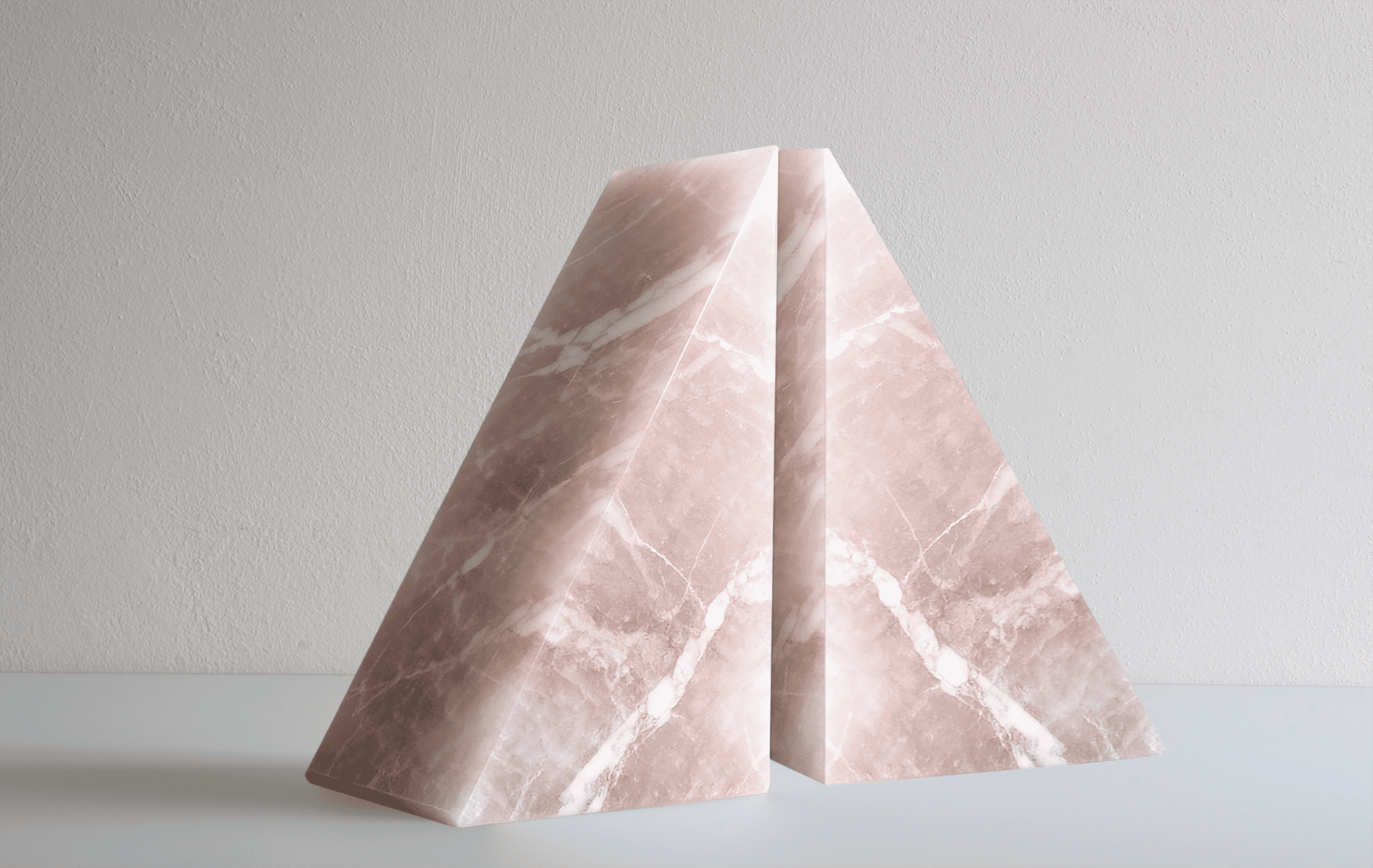 FORMAMINIMA BOOKENDS SET (OF 2) - PINK EDITION Bookends