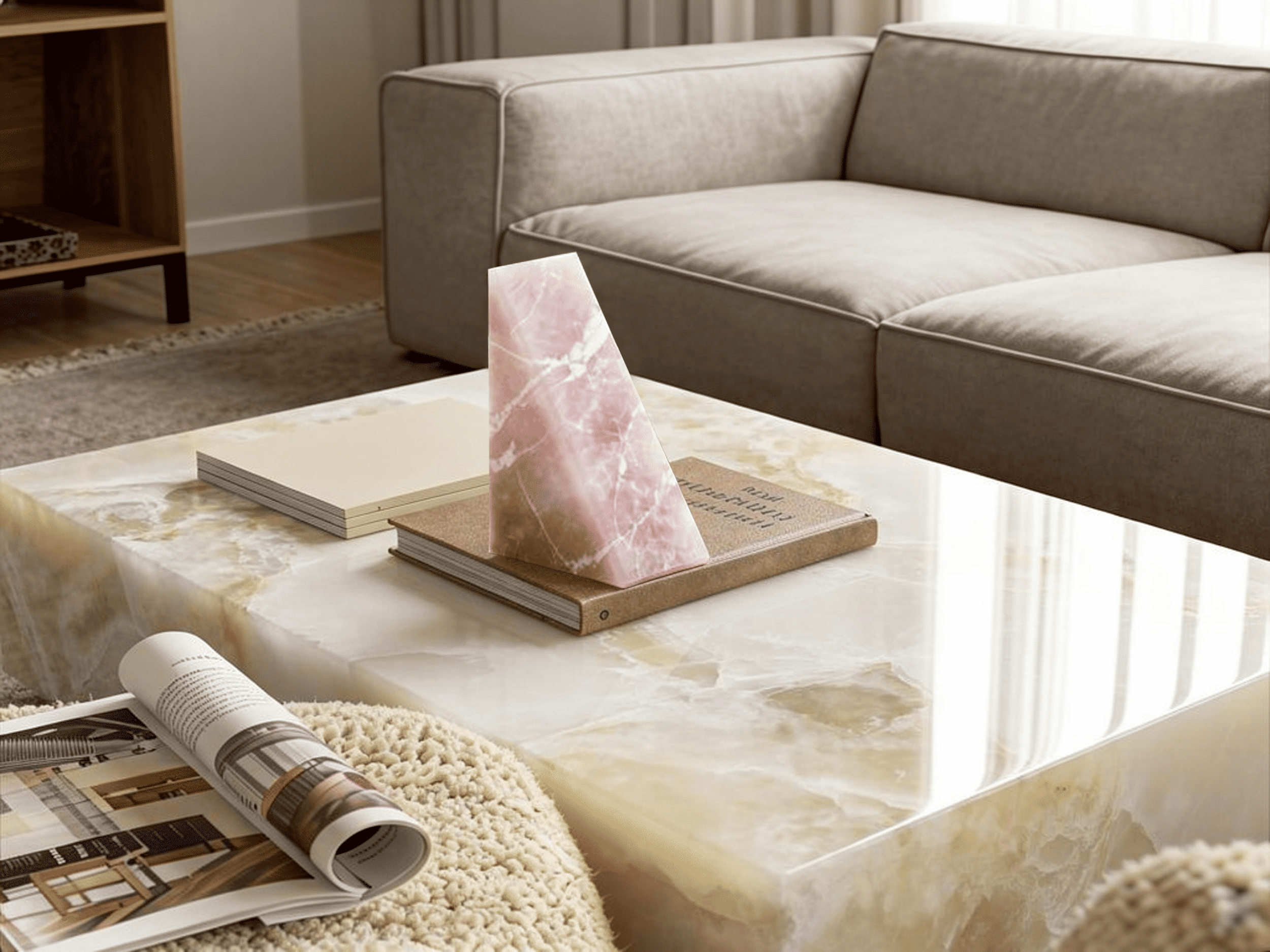 FORMAMINIMA BOOKENDS SET (OF 2) - PINK EDITION Bookends