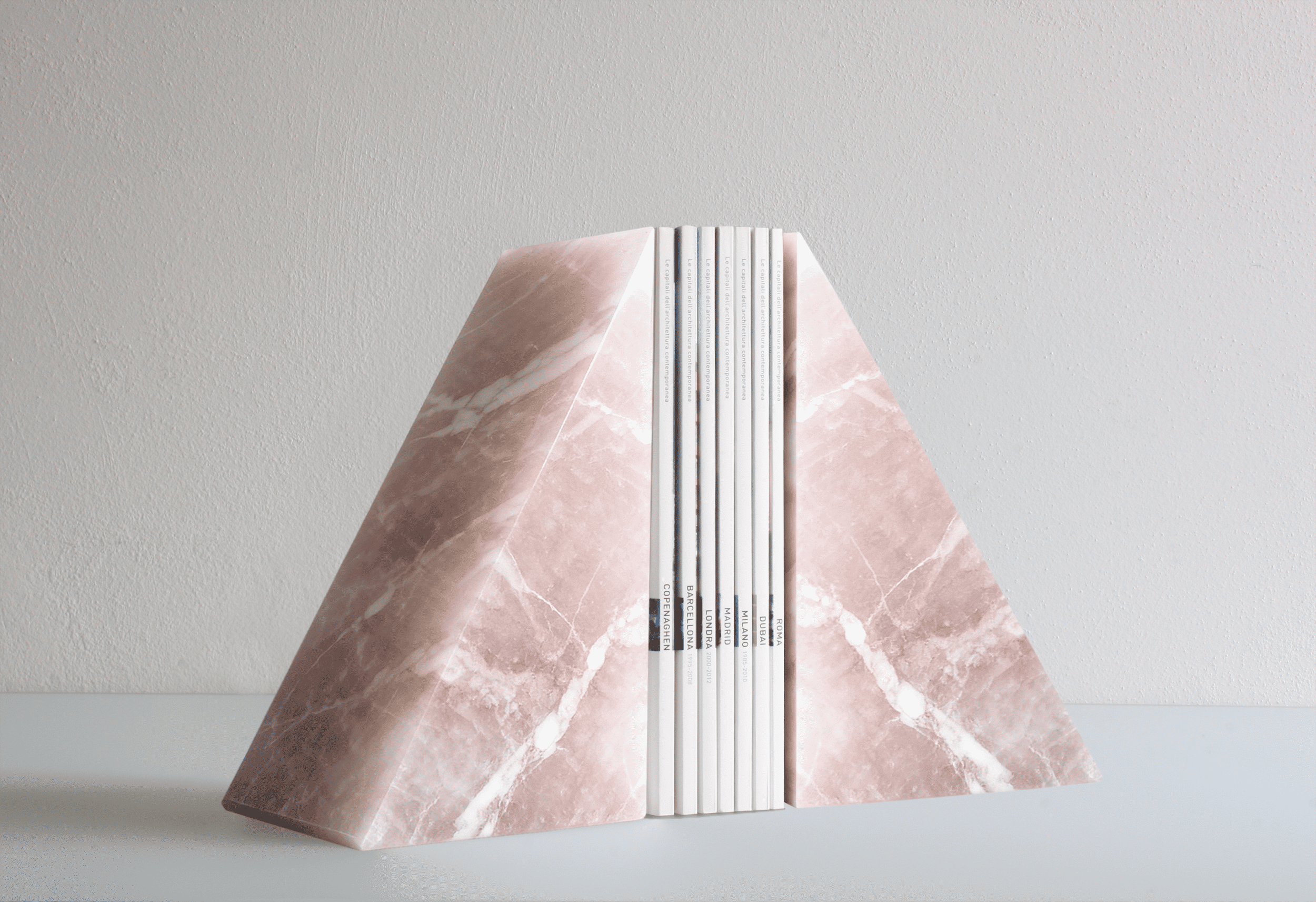 FORMAMINIMA BOOKENDS SET (OF 2) - PINK EDITION Bookends