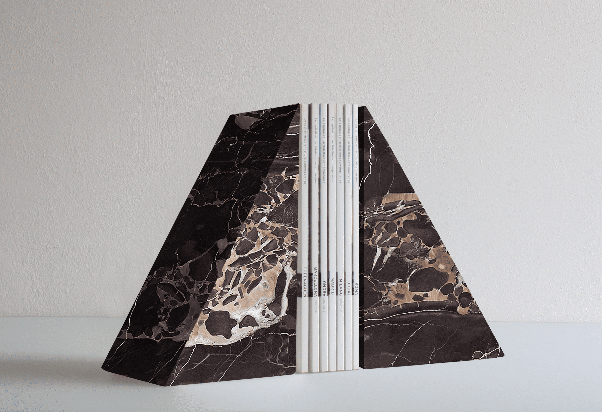 FORMAMINIMA BOOKENDS SET (OF 2) - PORTORO GOLD Bookends