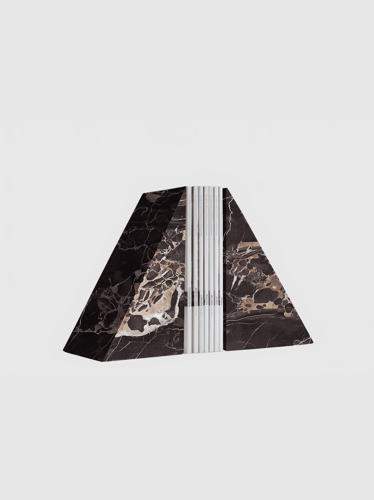FORMAMINIMA BOOKENDS SET (OF 2) - PORTORO GOLD Bookends