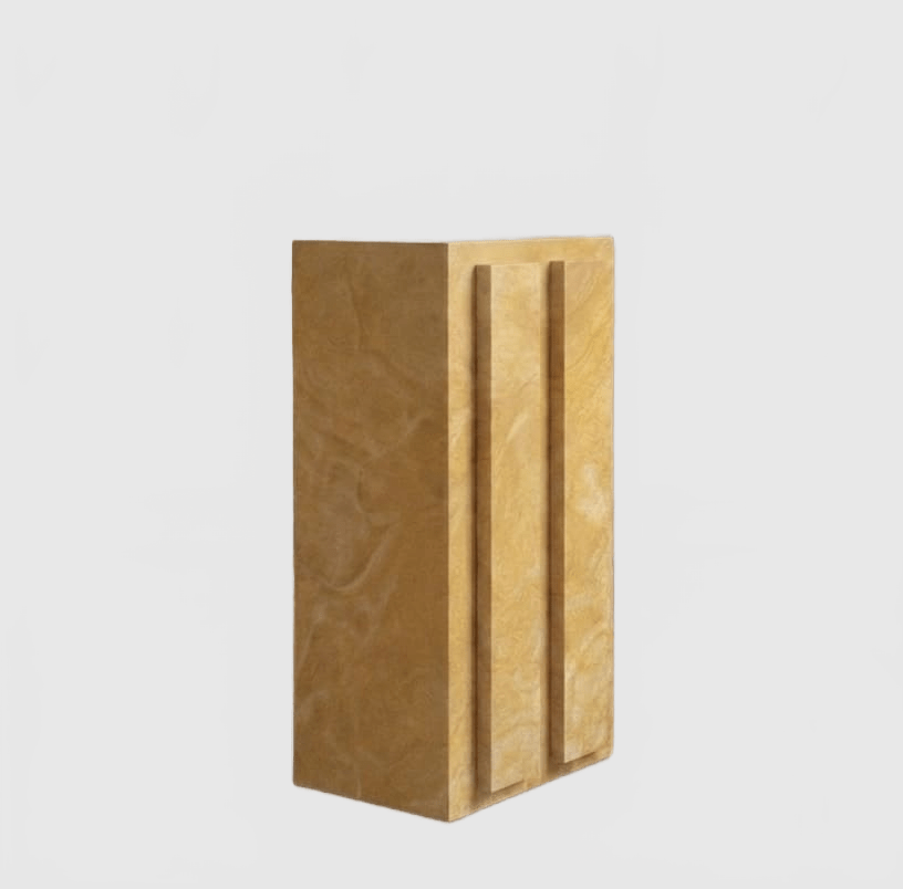FORMAMINIMA SINGLE 01 SOLID/ONE - YELLOW STRIPE SERIES Side Table