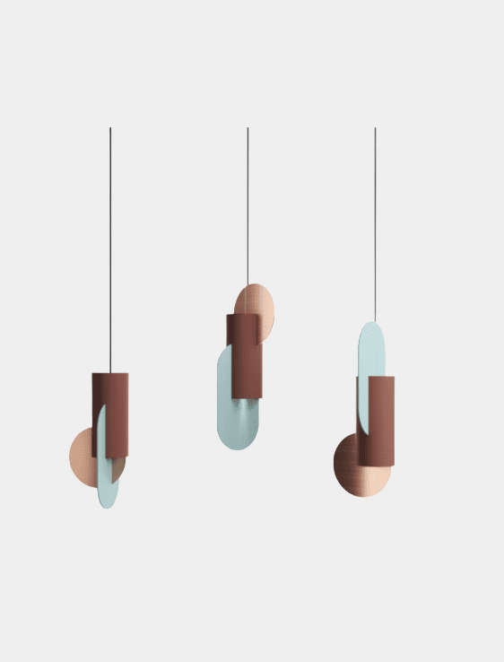 Hanging Light Pendant LAMP SUPREMATIC THREE CS2 NOOM