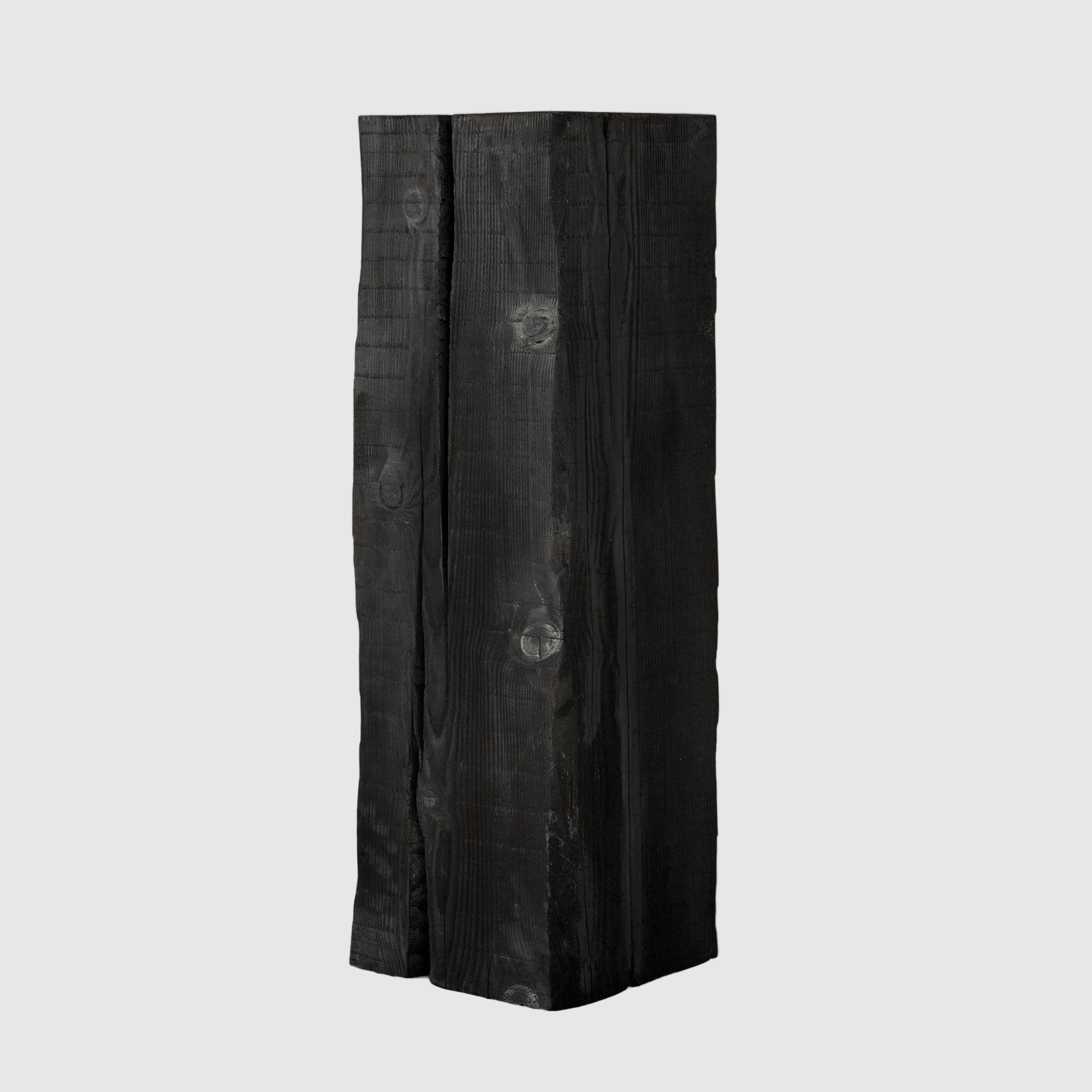 HOUSE OF LÉON CHARCOAL SCULPTURE PEDESTAL | TALL Pedestal