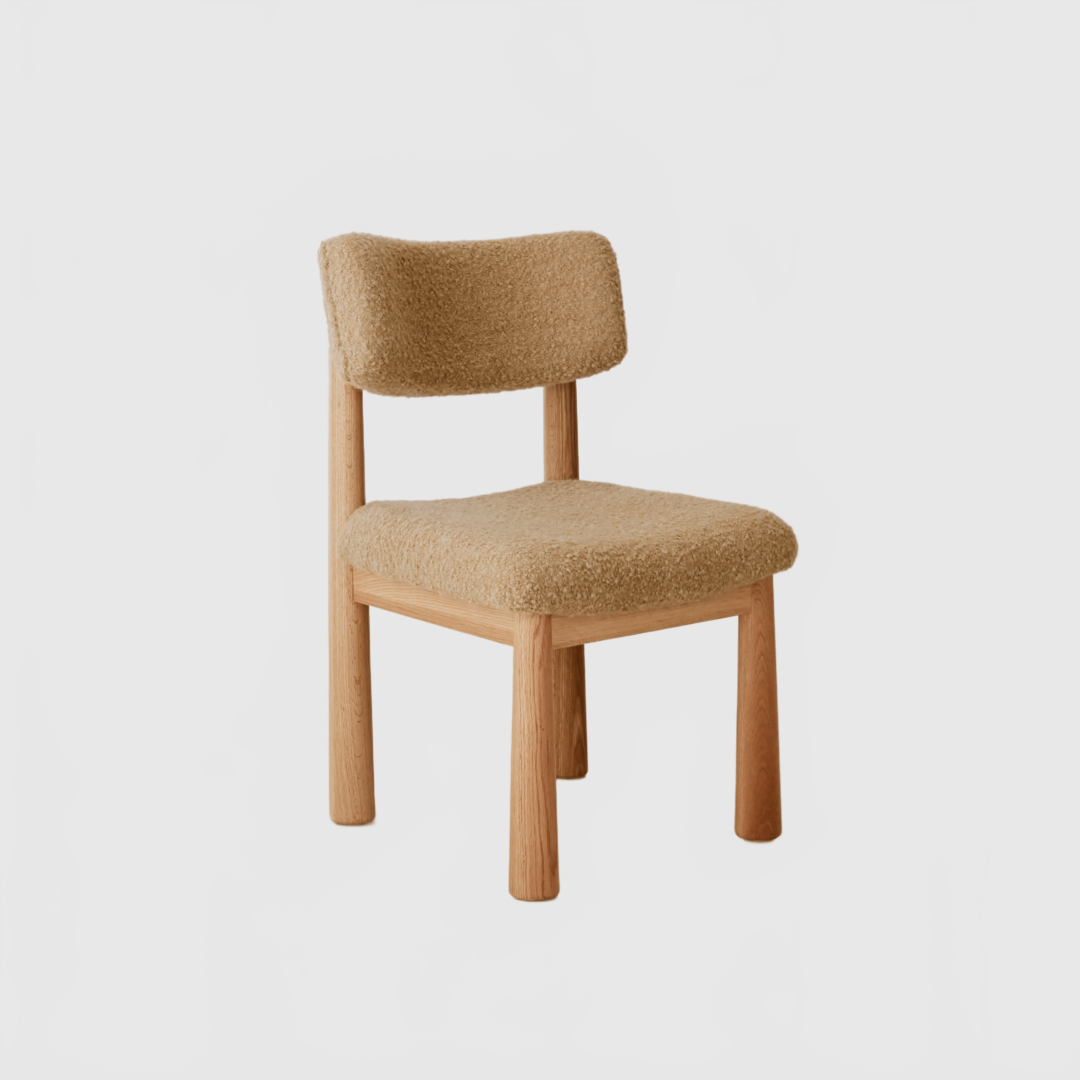 House of Leon CHARLIE DINING CHAIR | CAMEL BOUCLE Dining Chair