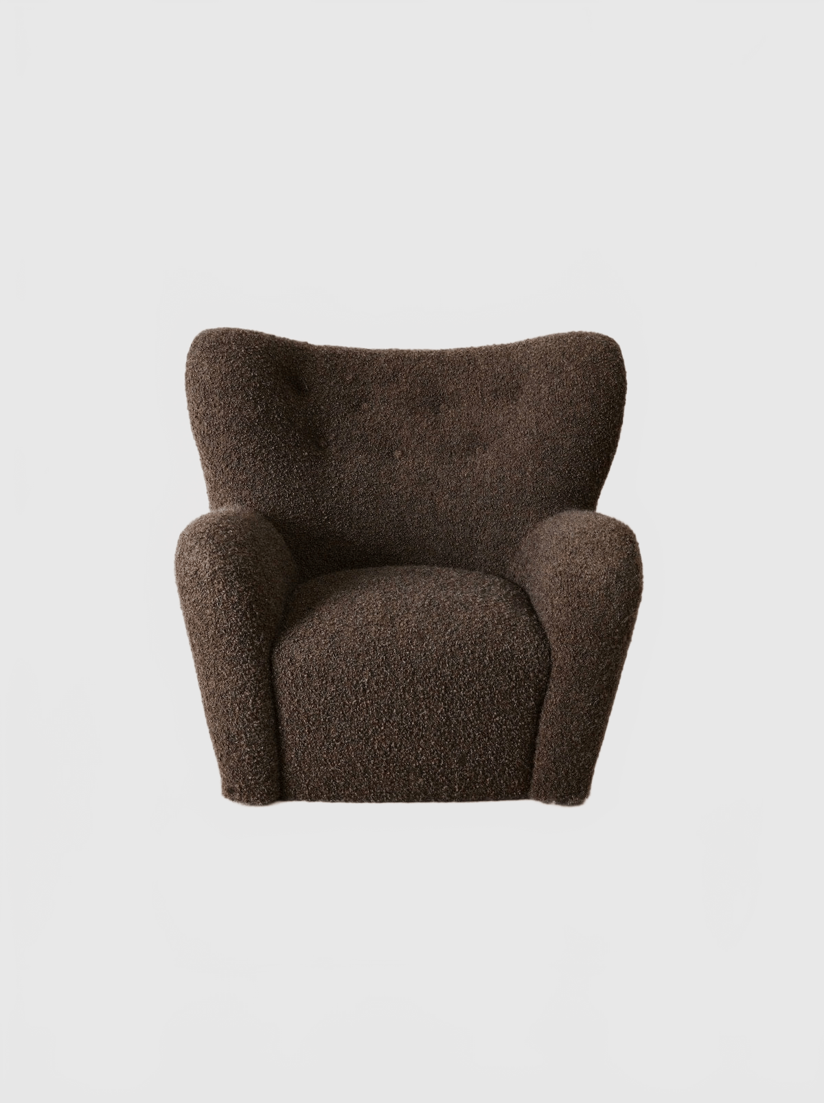 HOUSE OF LÉON PAPA TEDDY CHAIR | MOCHA BOUCLE Armchair