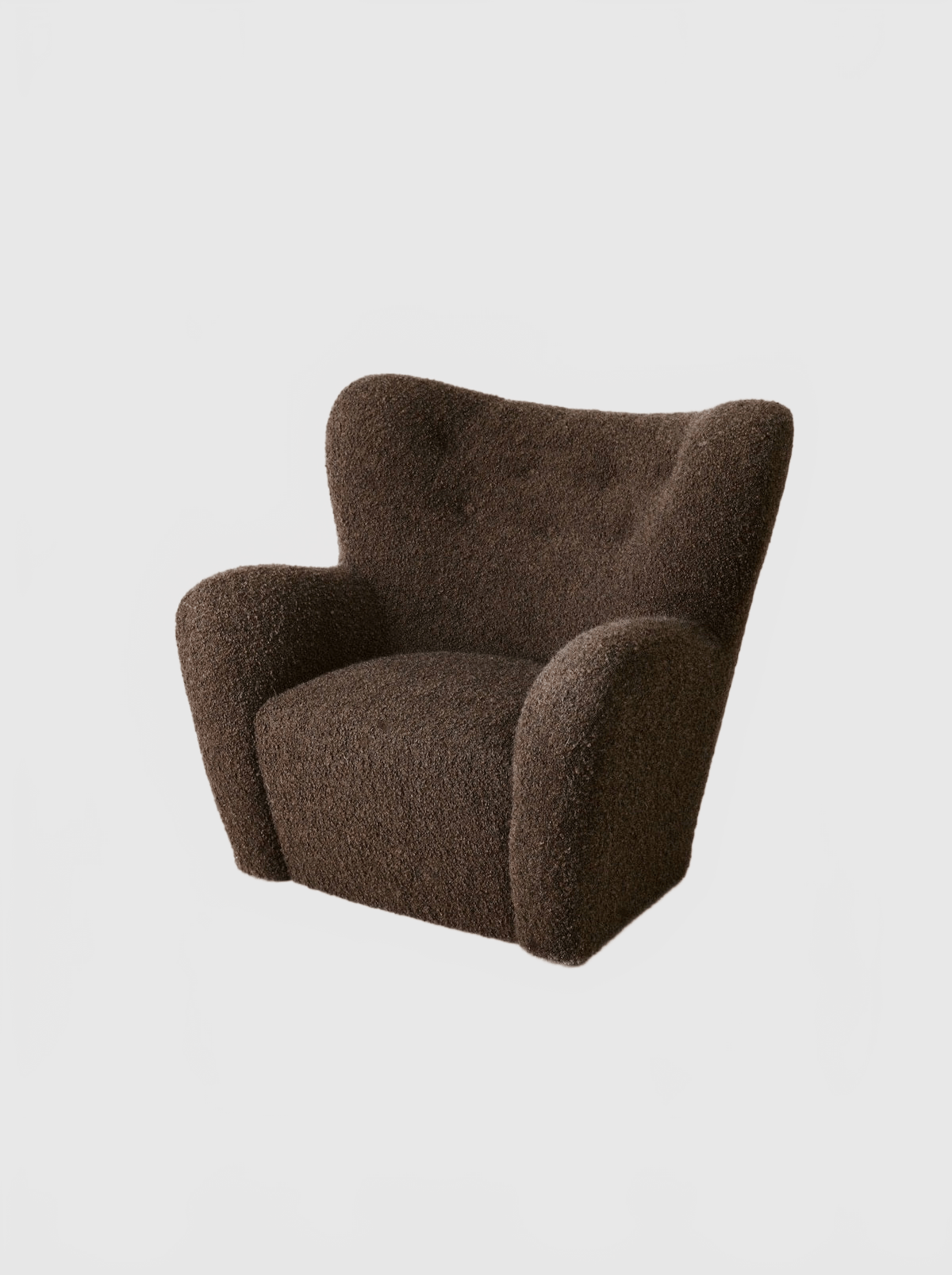 HOUSE OF LÉON PAPA TEDDY CHAIR | MOCHA BOUCLE Armchair