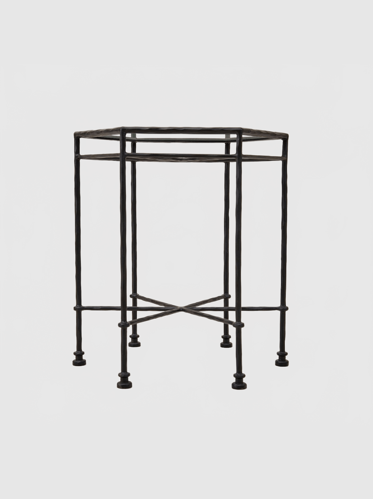 HOUSE OF LÉON PROVENCE OUTDOOR GLASS SIDE TABLE Outdoor Side Table