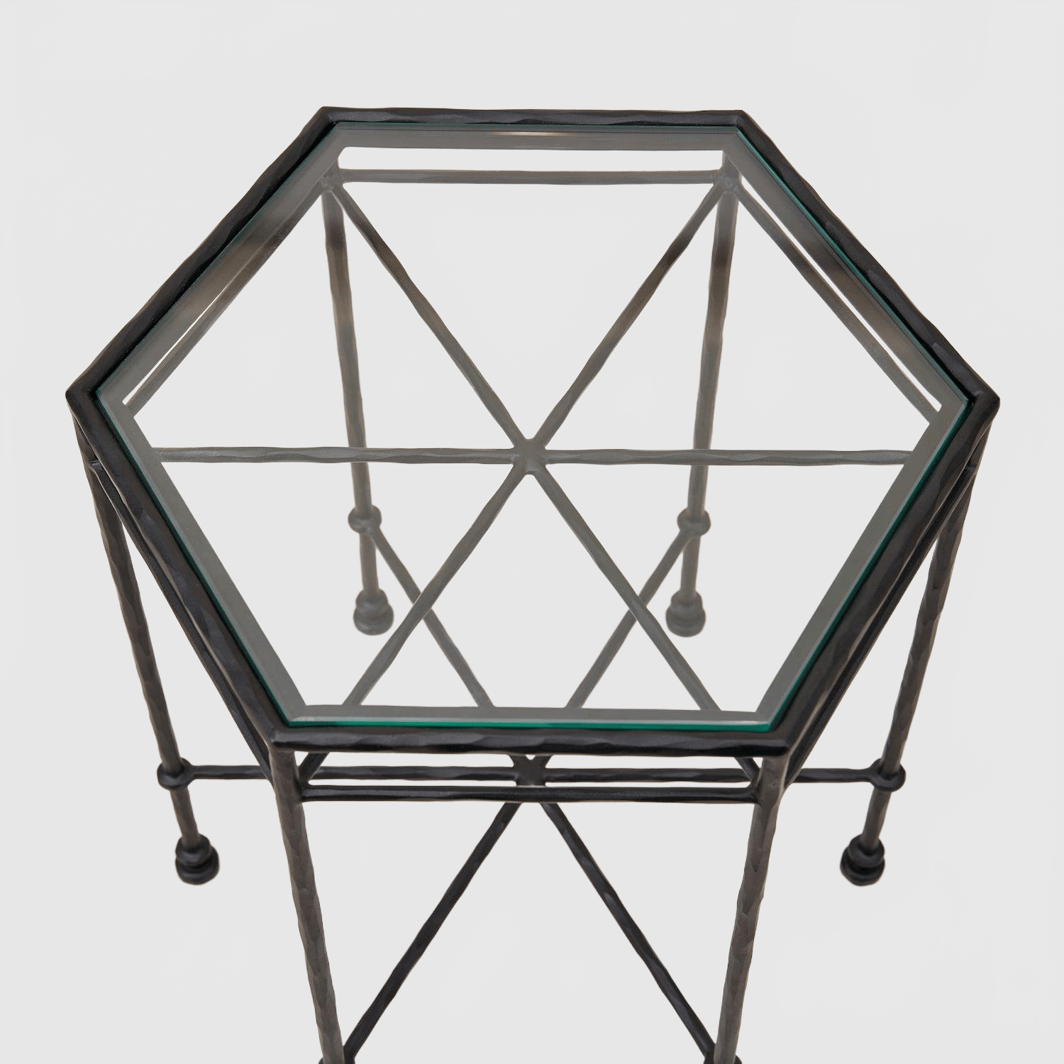 HOUSE OF LÉON PROVENCE OUTDOOR GLASS SIDE TABLE Outdoor Side Table