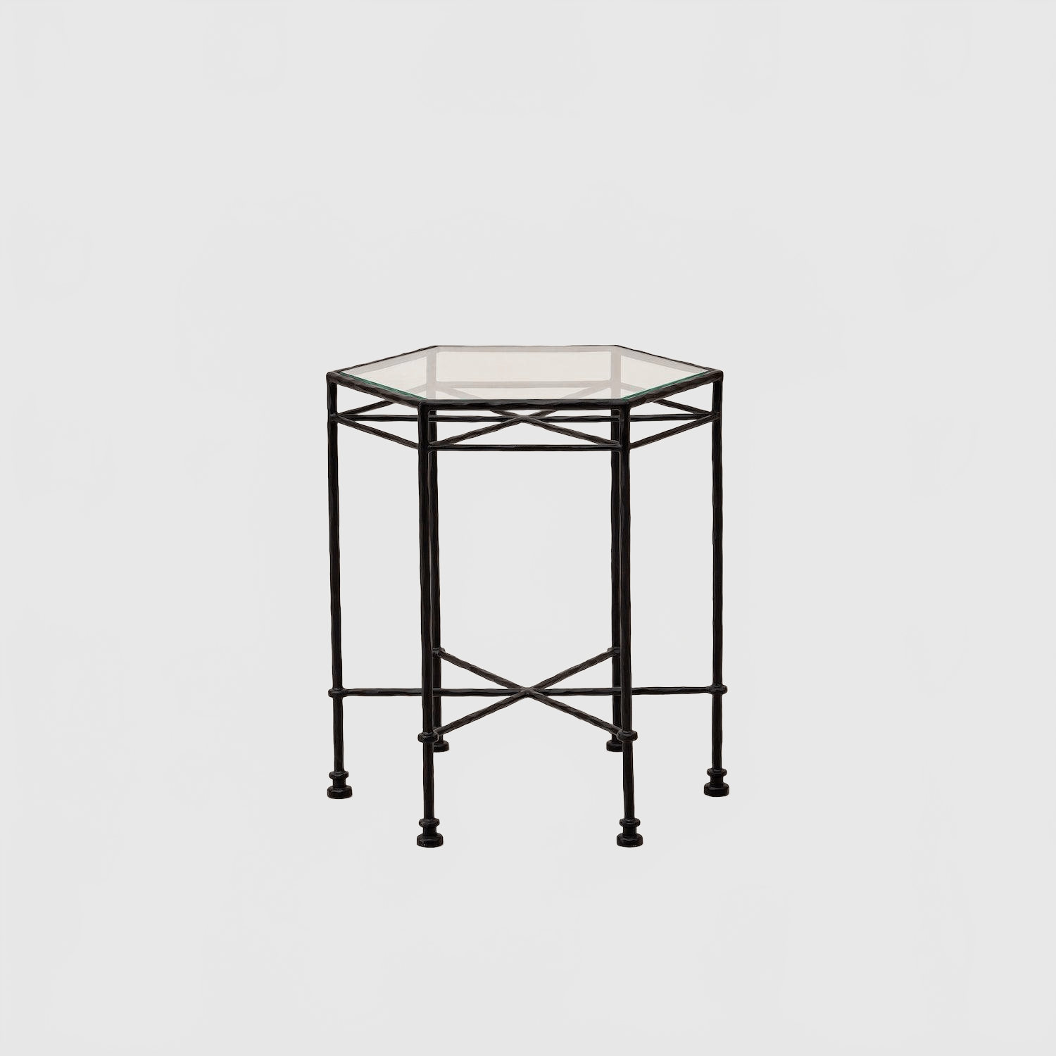 HOUSE OF LÉON PROVENCE OUTDOOR GLASS SIDE TABLE Outdoor Side Table