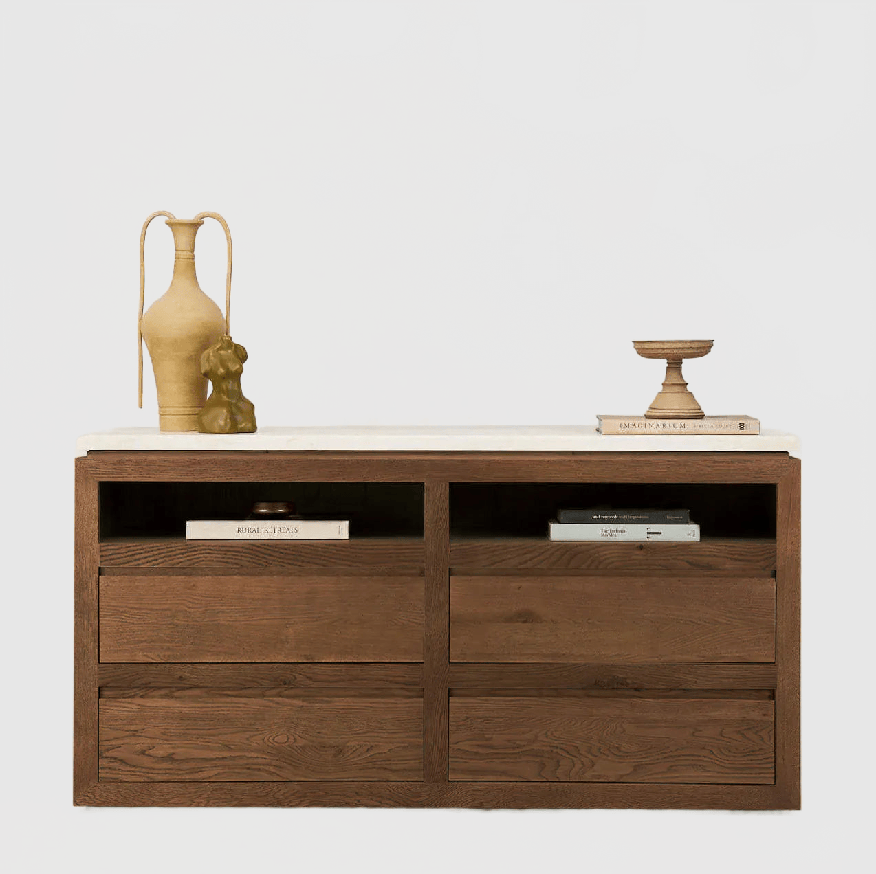 HOUSE OF LÉON SOFITA MARBLE DRESSER | MOCHA Dresser