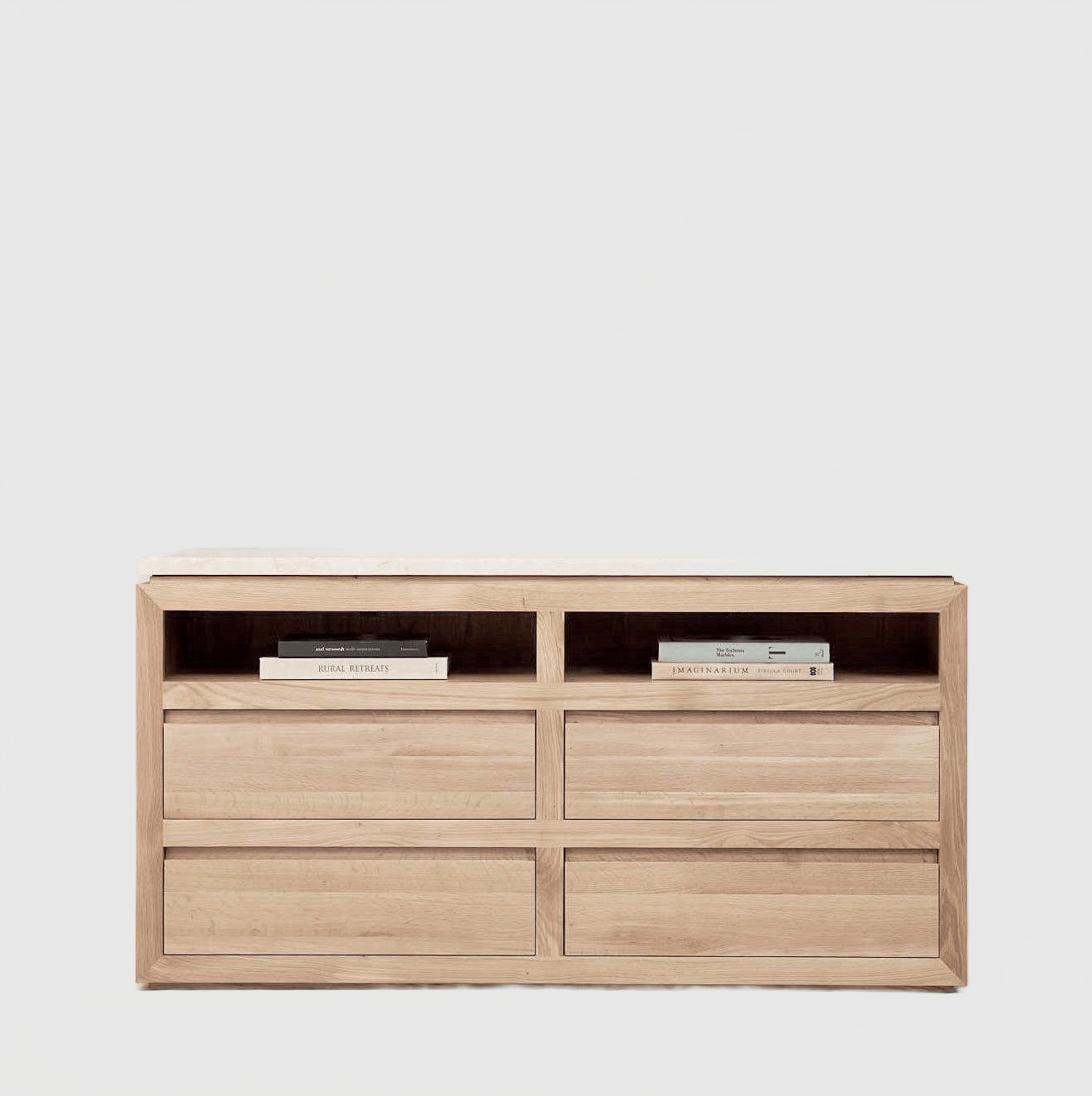 HOUSE OF LÉON SOFITA MARBLE DRESSER | WHITE OAK Dresser