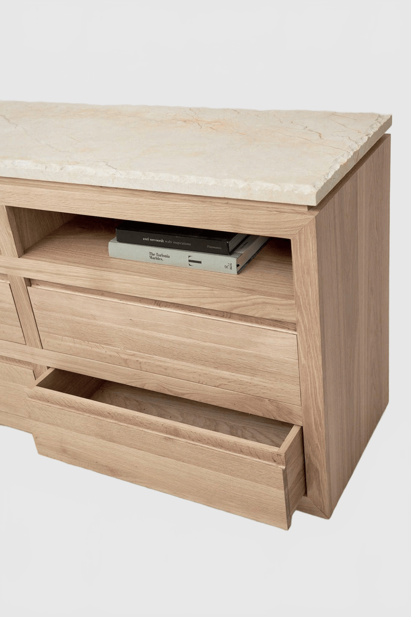 HOUSE OF LÉON SOFITA MARBLE DRESSER | WHITE OAK Dresser