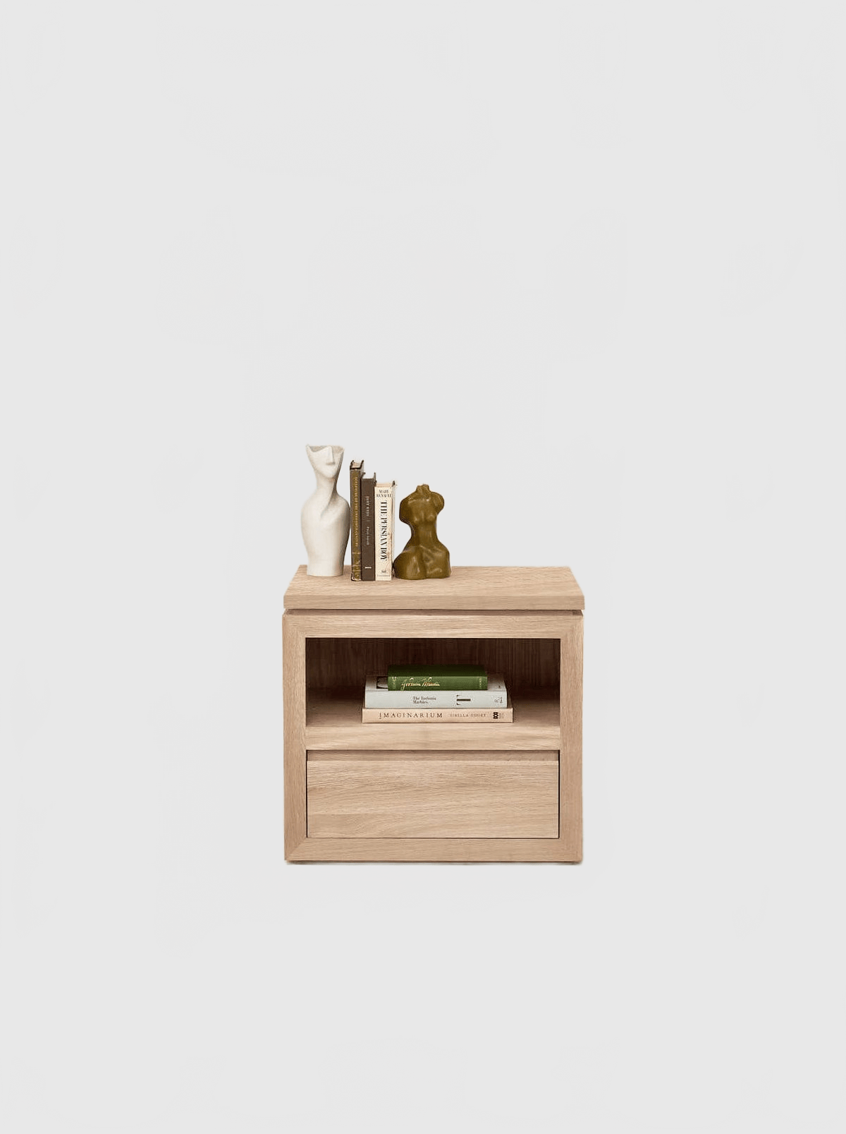 HOUSE OF LÉON SOFITA WOOD NIGHTSTAND | WHITE OAK Bedside Table