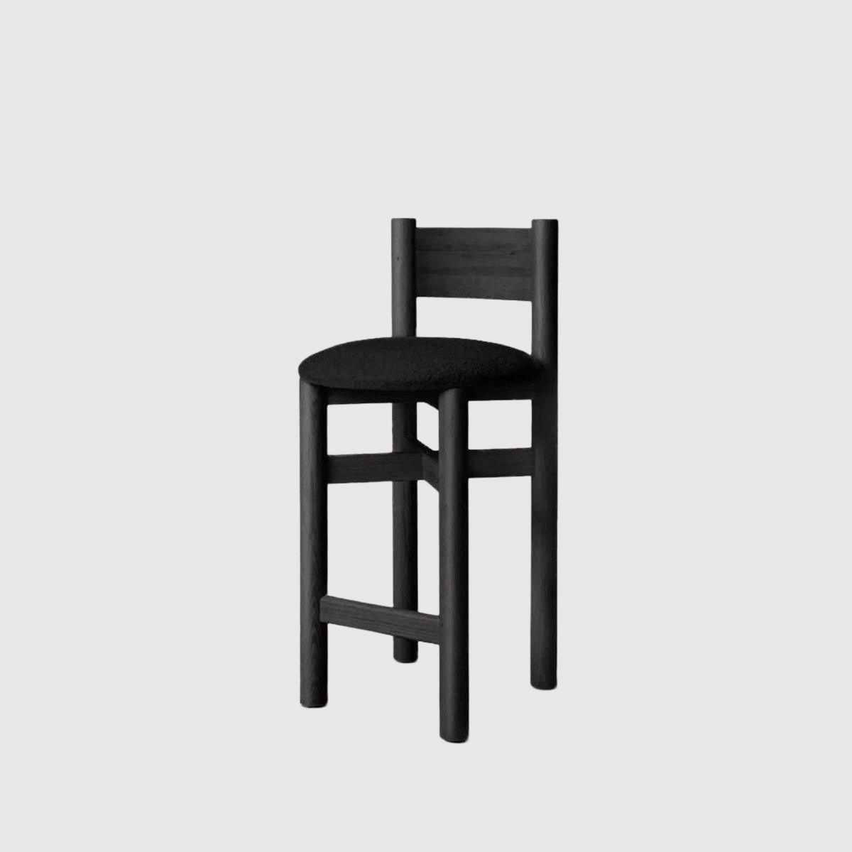 HOUSE OF LÉON TEDDY COUNTER STOOL | BLACK Counter Stool