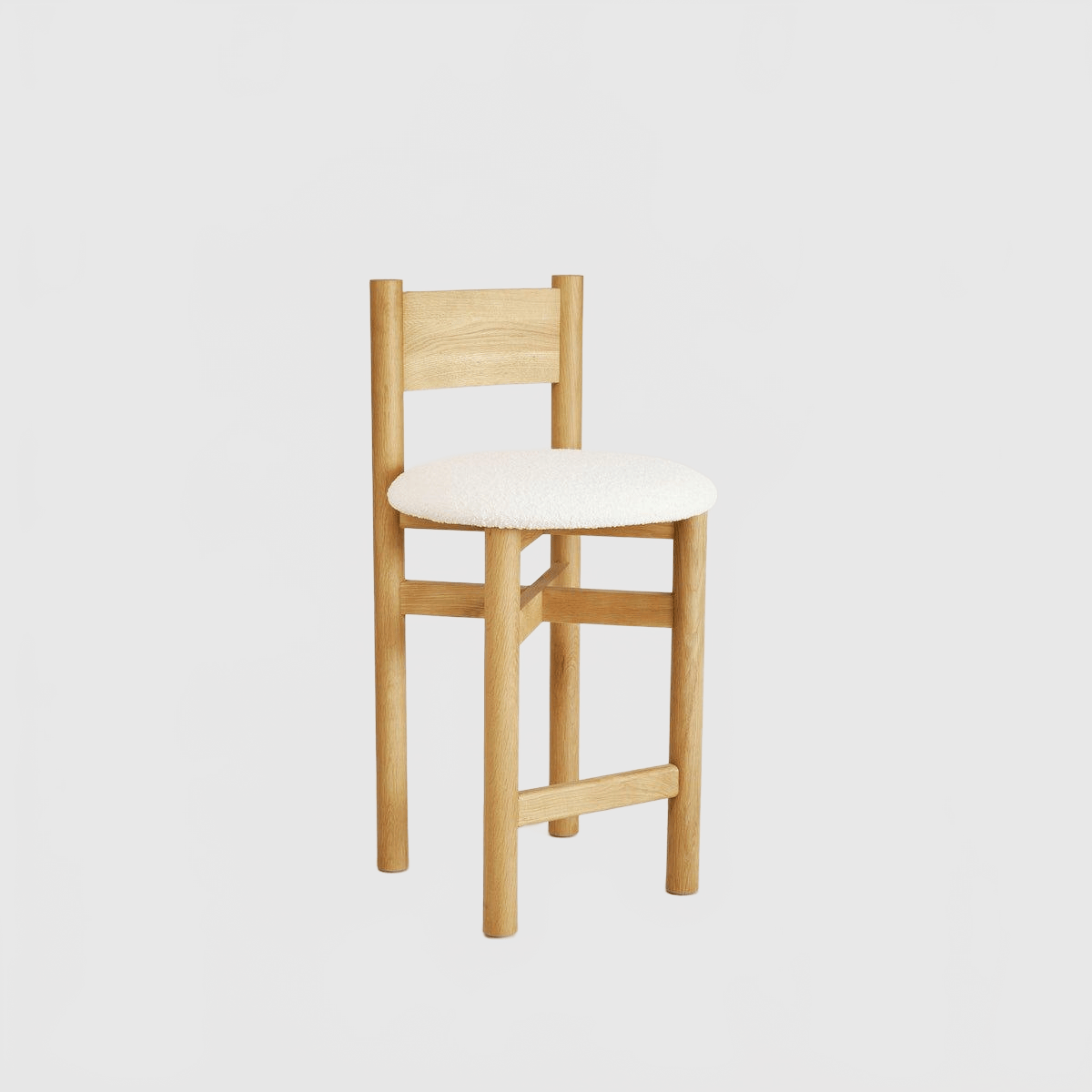 HOUSE OF LÉON TEDDY COUNTER STOOL | WARM OAK Counter Stool