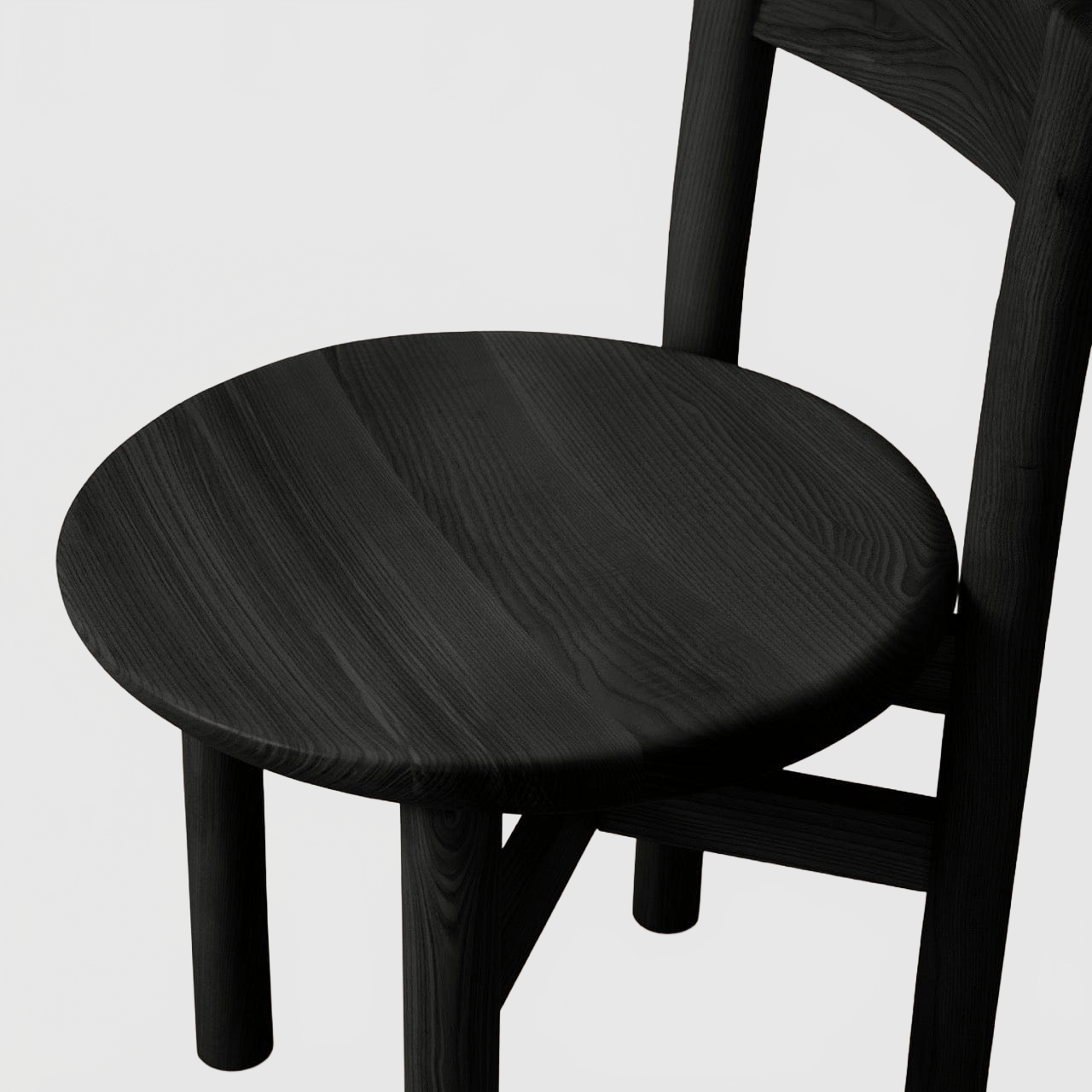 HOUSE OF LÉON TEDDY WOOD DINING CHAIR | BLACK Dining Chair