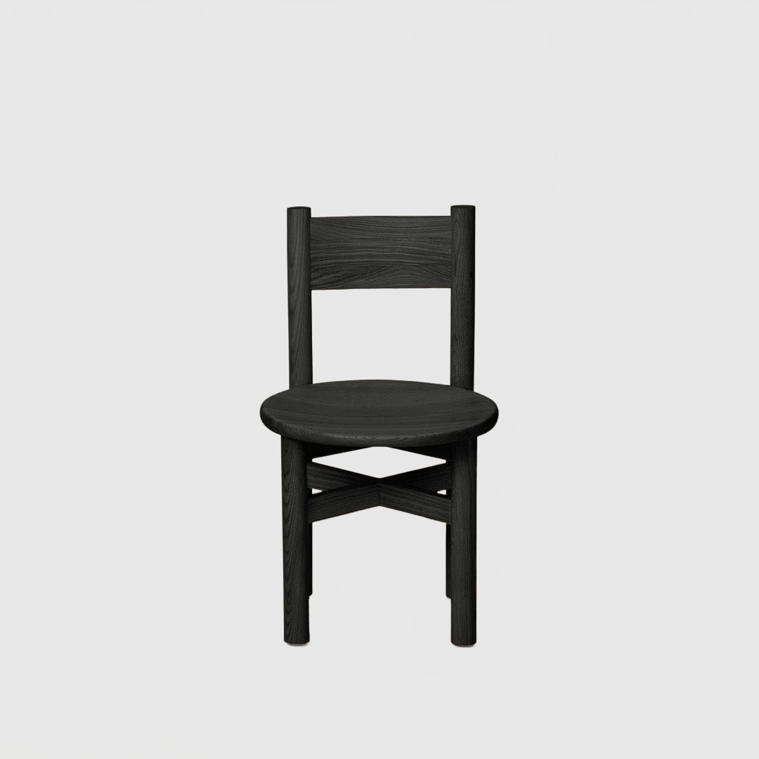 HOUSE OF LÉON TEDDY WOOD DINING CHAIR | BLACK Dining Chair