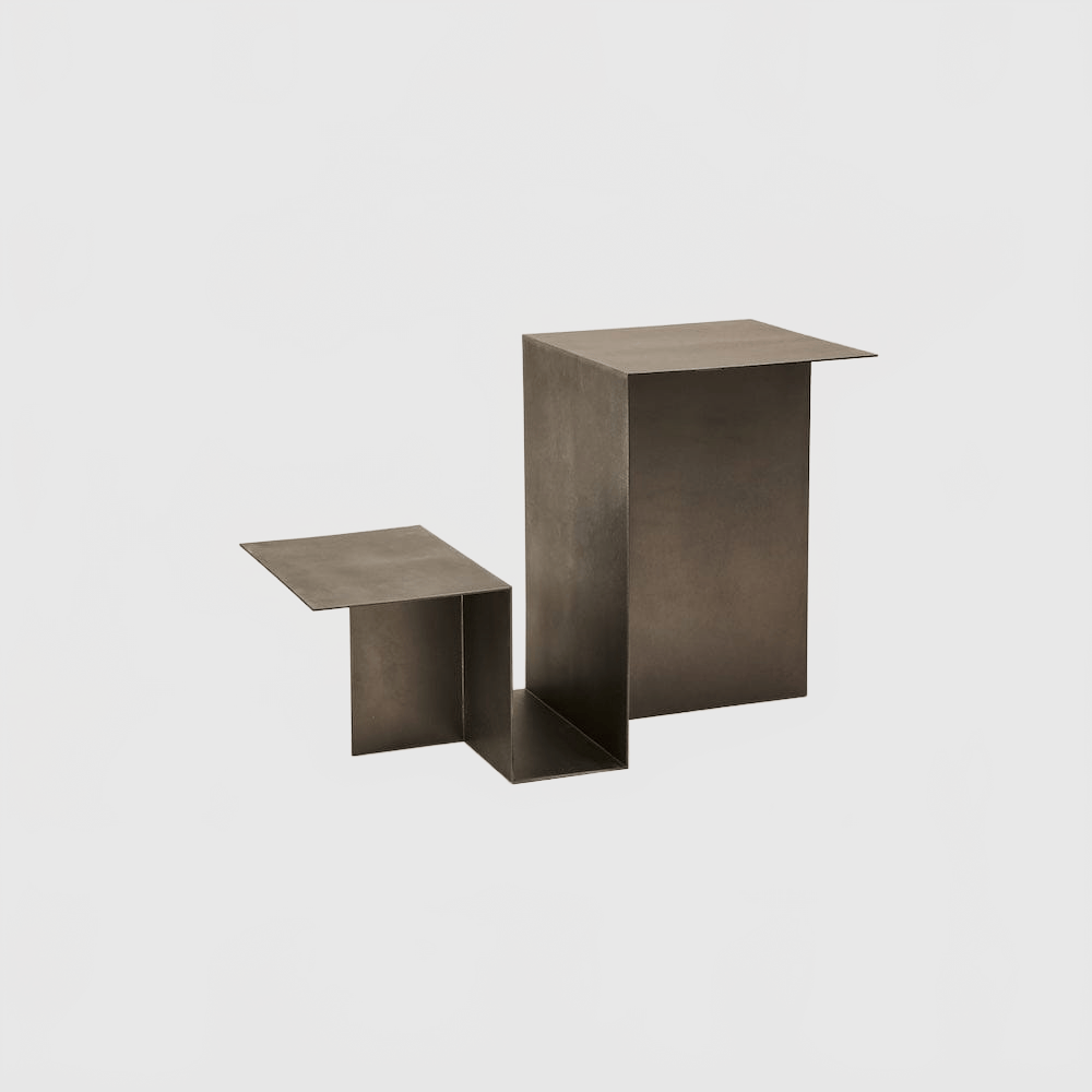 HOUSE OF LÉON VALLEY SIDE TABLE | STAINLESS STEEL Side Table