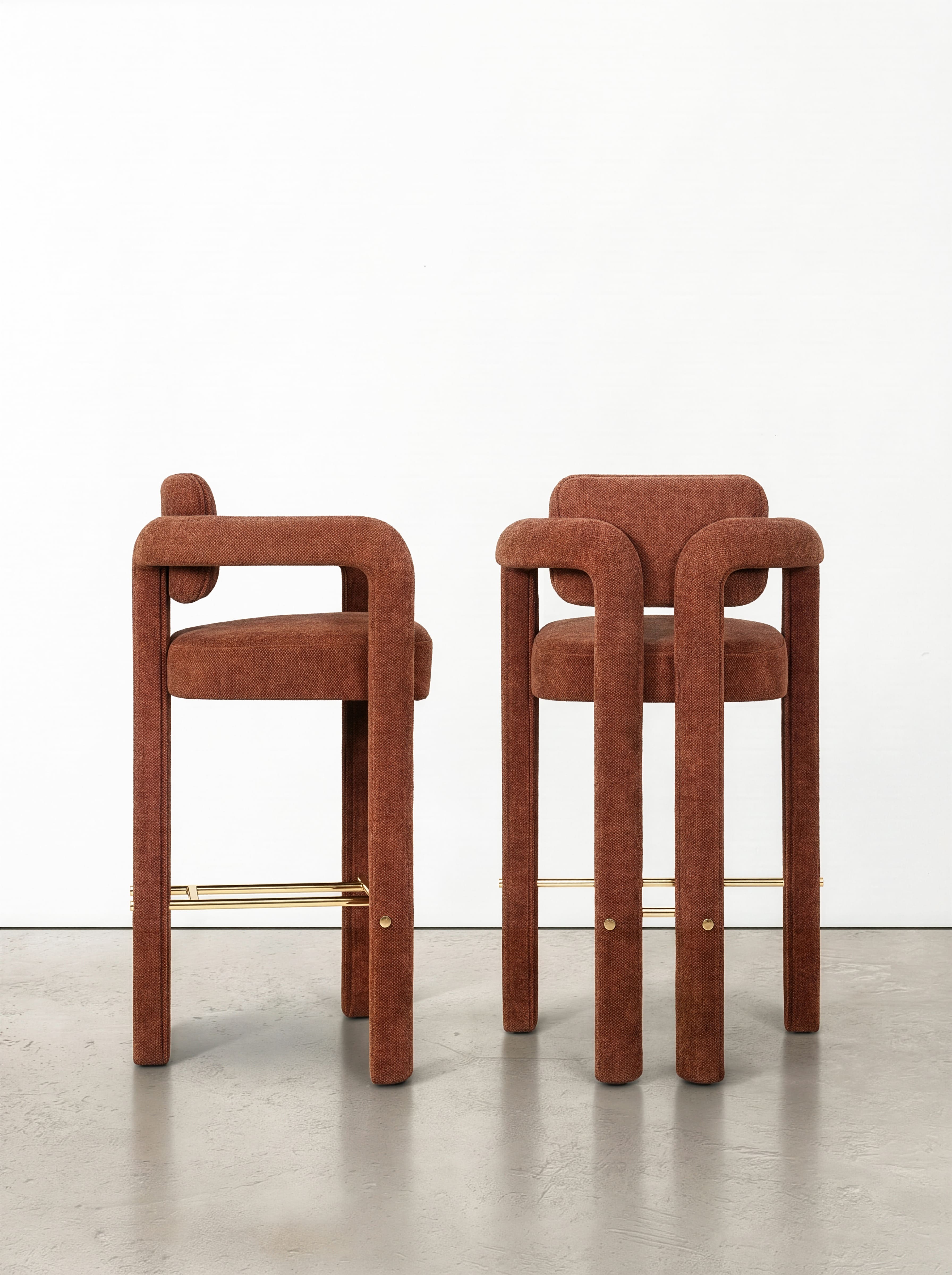 INSIDHERLAND DOUBLE ARCH BAR STOOL Bar Stool