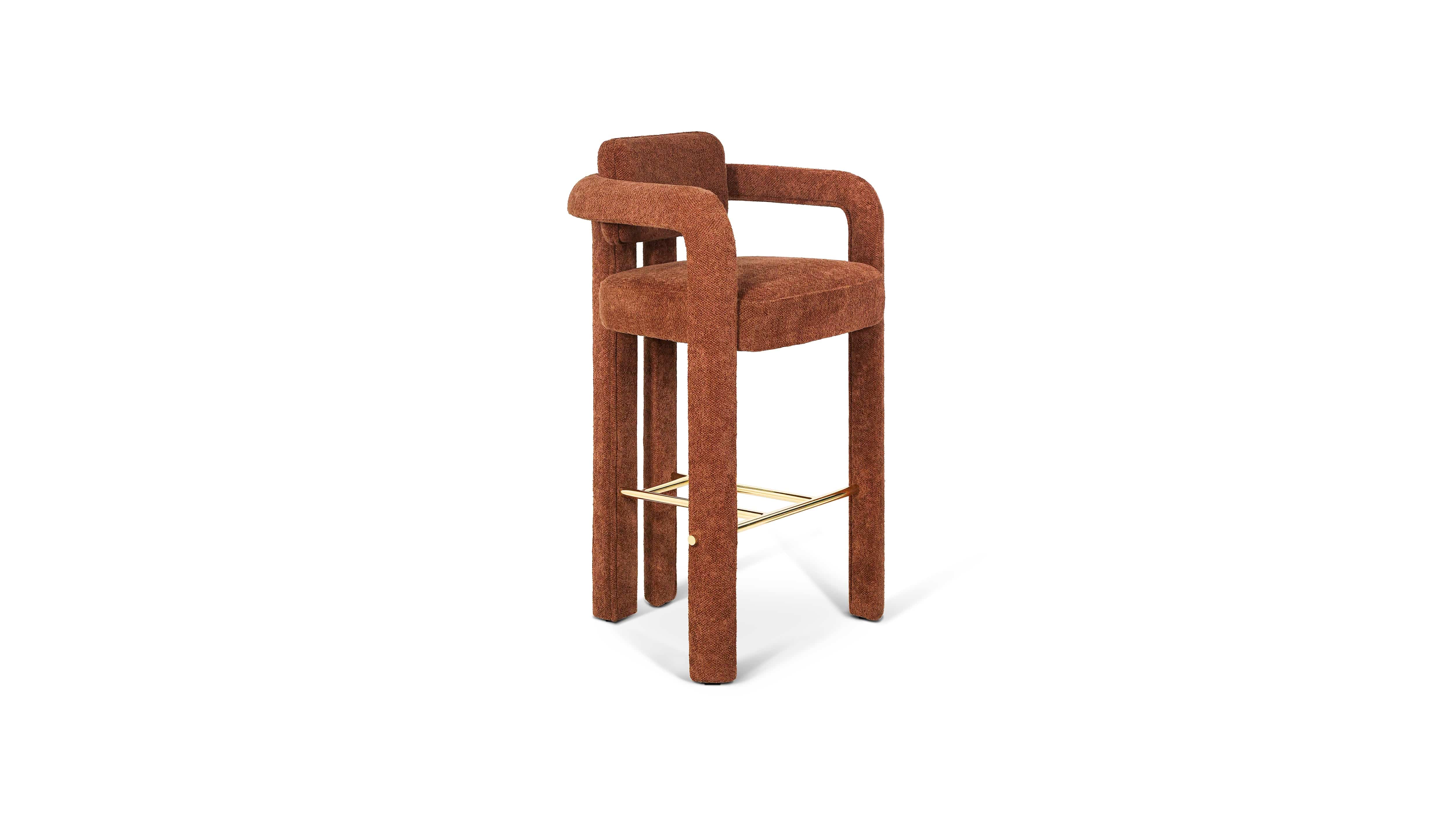 INSIDHERLAND DOUBLE ARCH BAR STOOL Bar Stool
