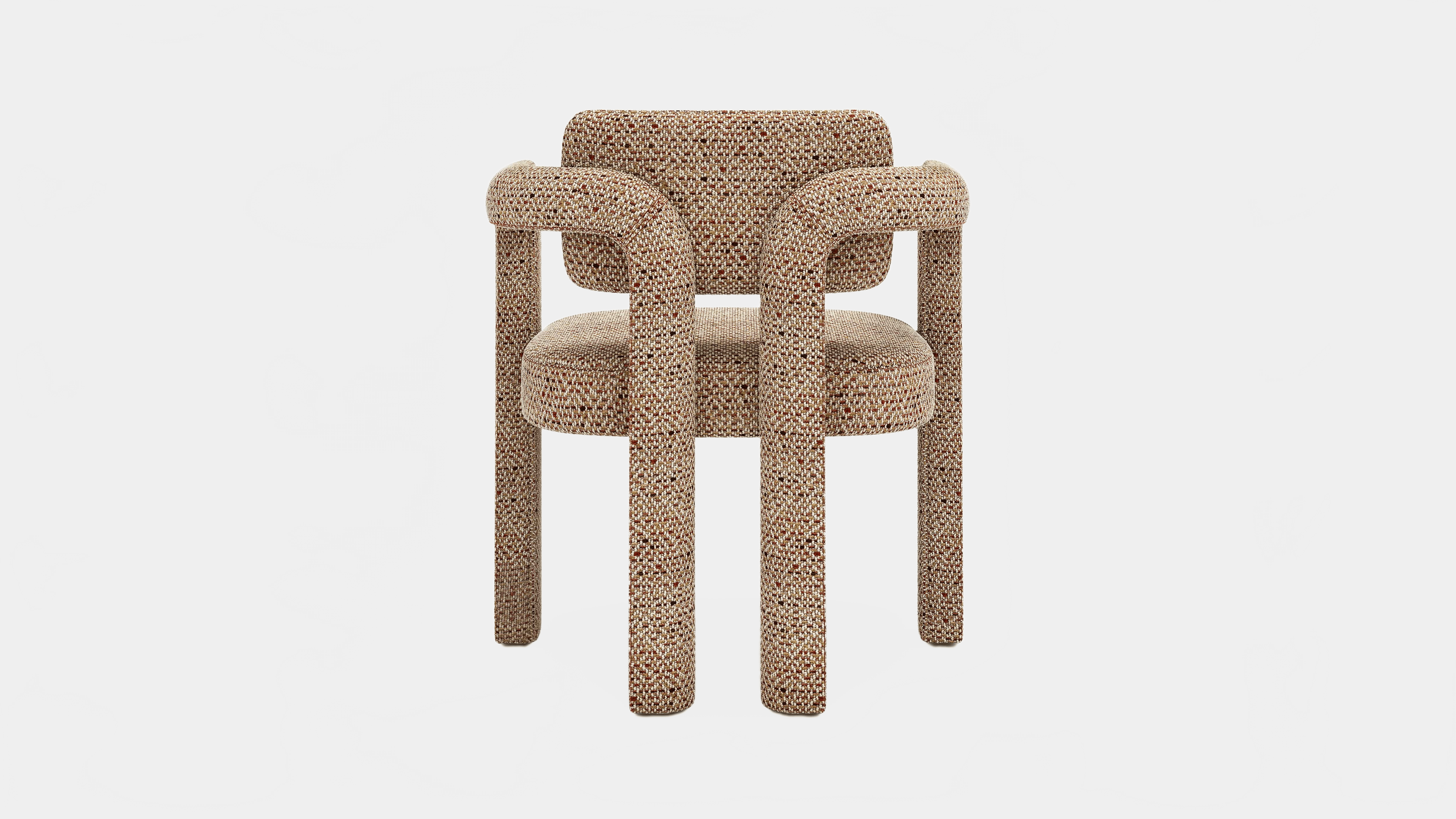 INSIDHERLAND DOUBLE ARCH VELVET DINING CHAIR Dining Chair