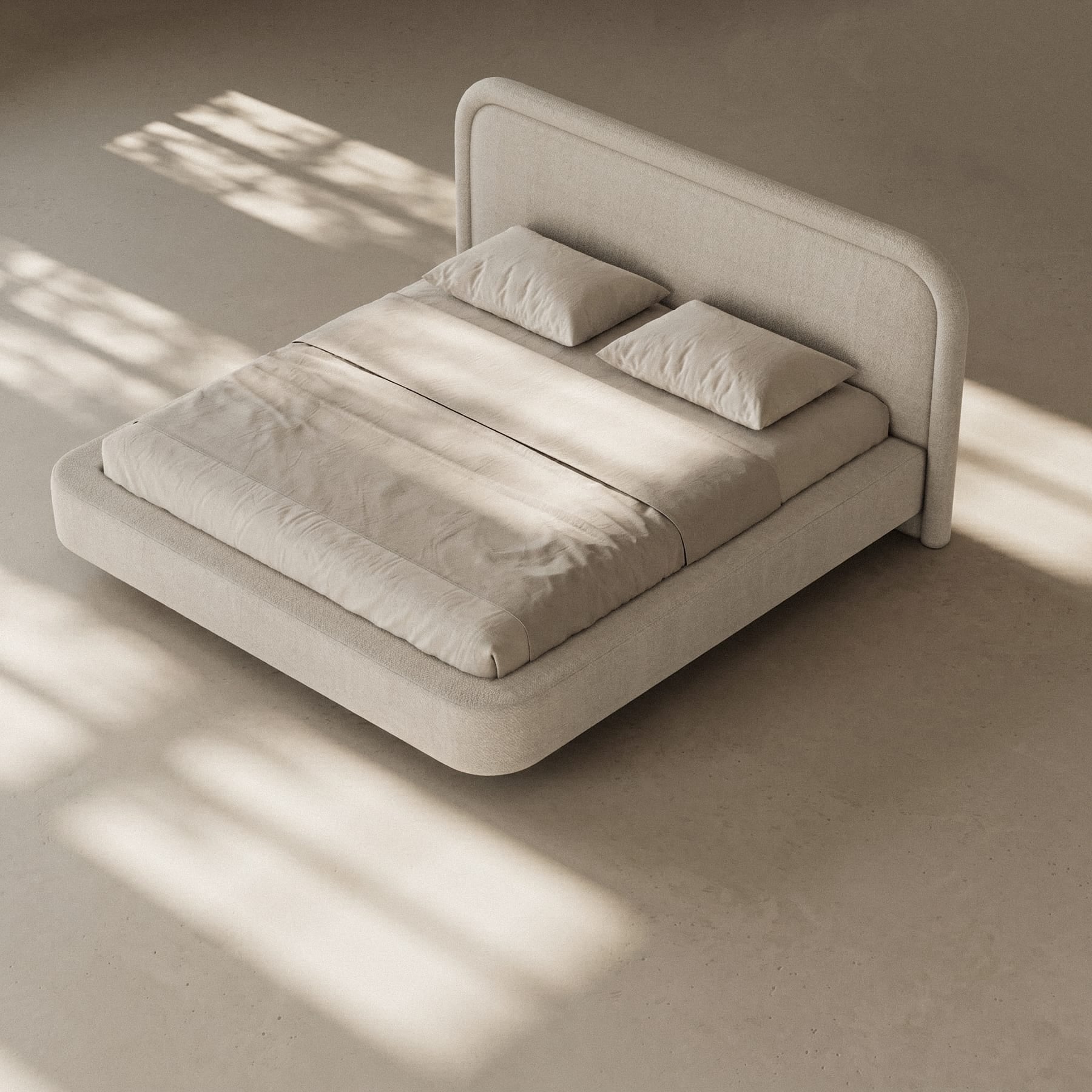 KWARS LUCE BED Bed Frame + Headboard