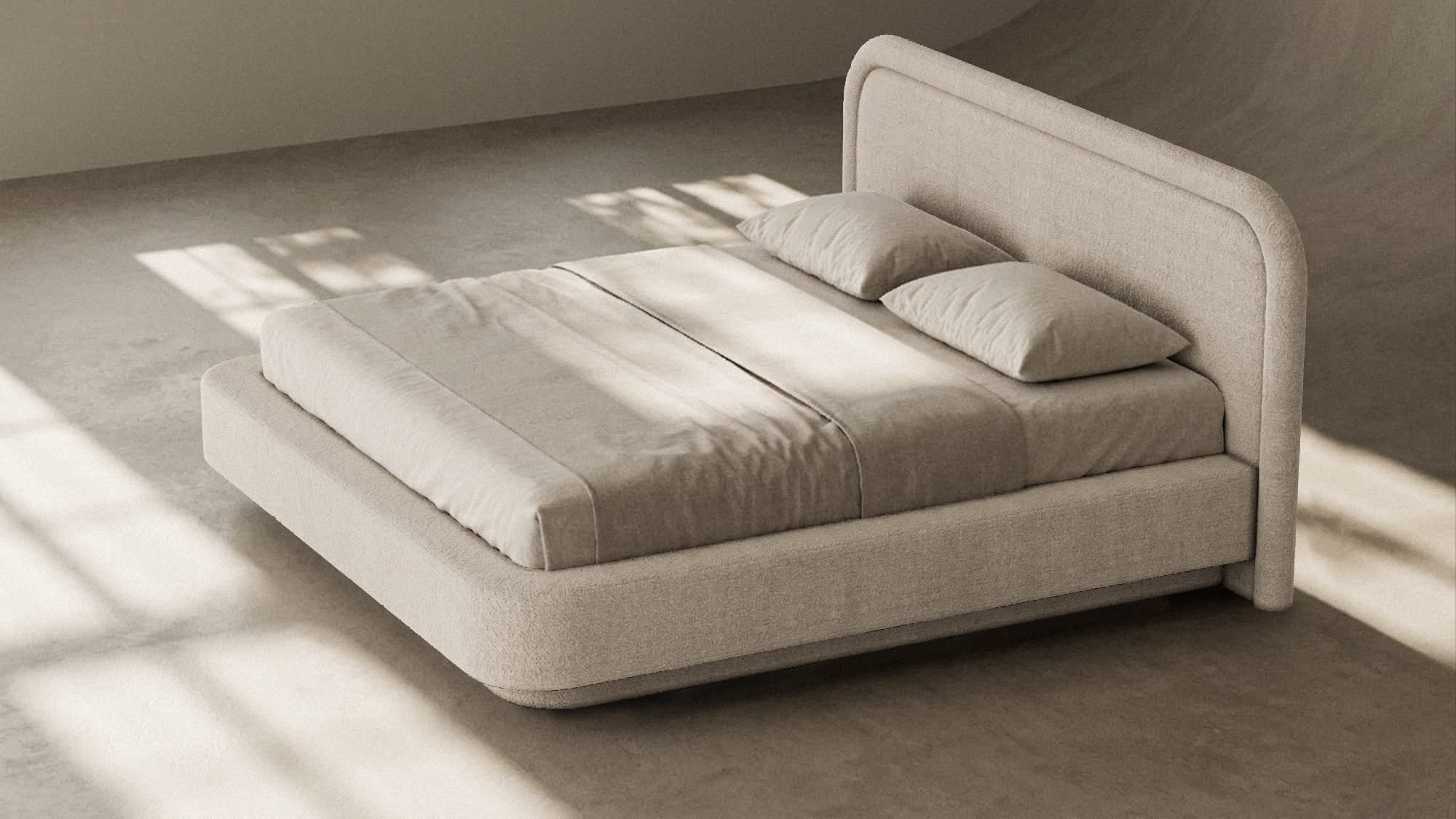 KWARS LUCE BED Bed Frame + Headboard