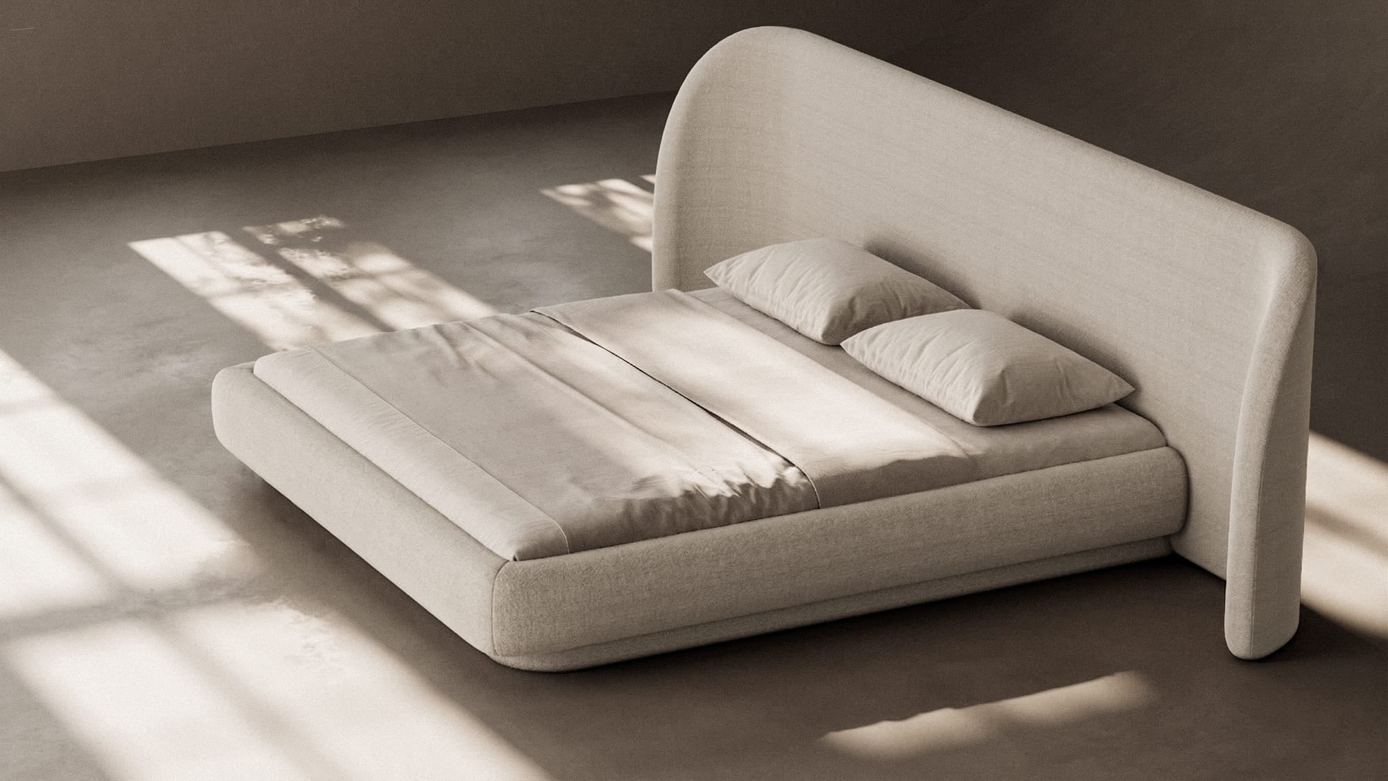 KWARS LUMA BED Bed Frame + Headboard